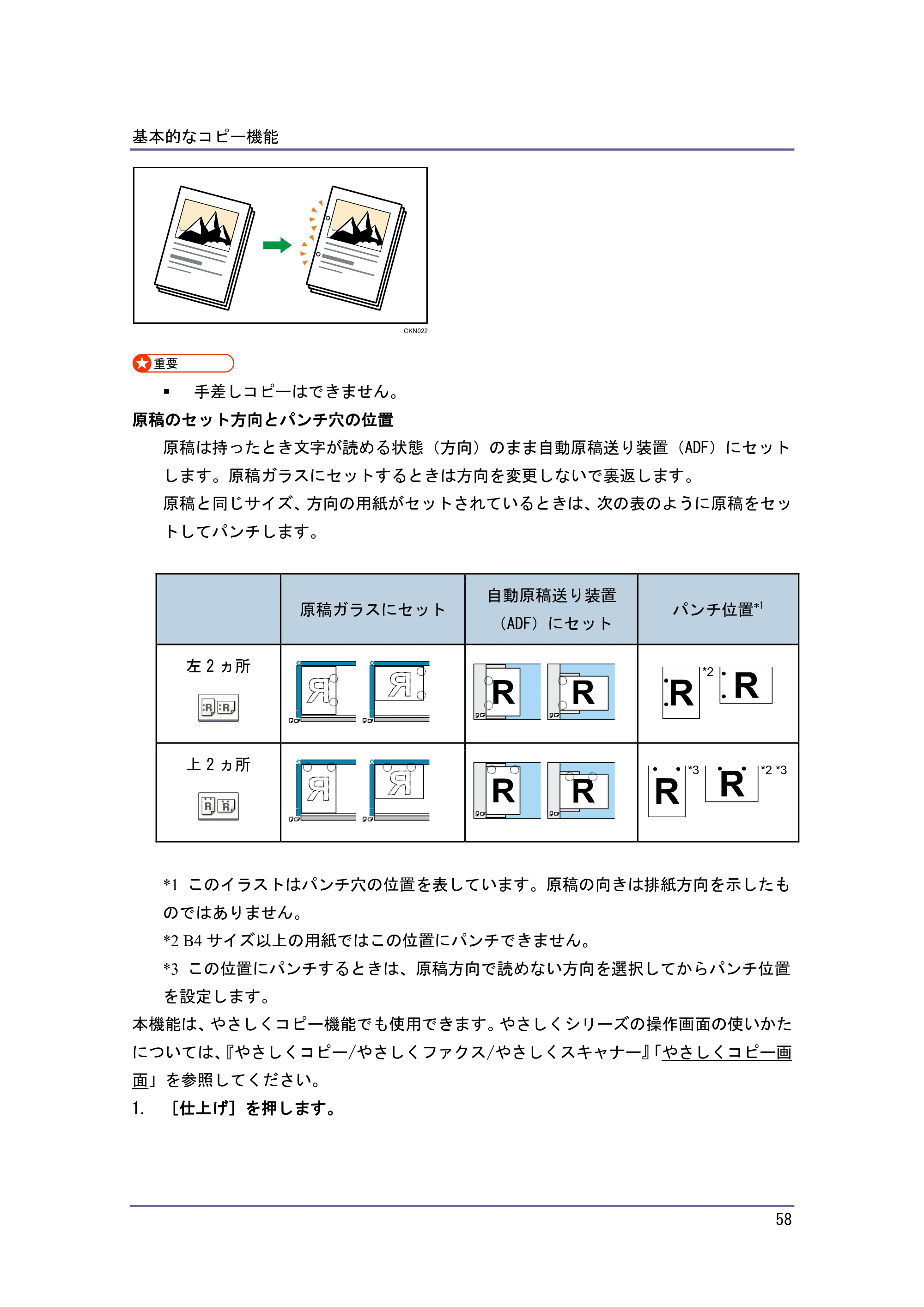 京セラ TASKalfa 4010w / TASKalfa 4011w / TASKalfa 4012w TASKalfa 4010w/4011w/4012w 使用説明書 (コピー/ドキュメントボックス) — 原本ページ — 58ページ