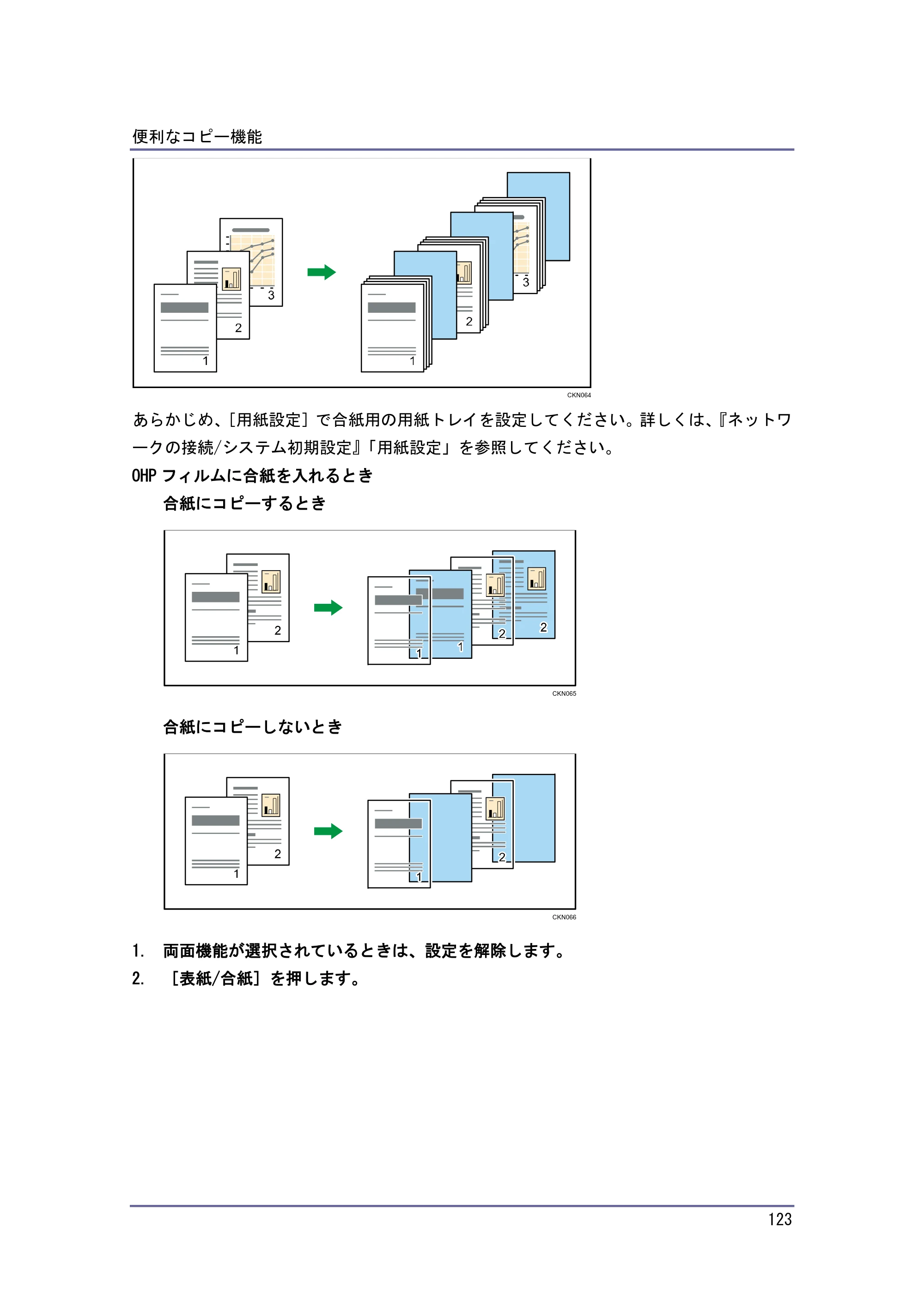京セラ TASKalfa 4010w / TASKalfa 4011w / TASKalfa 4012w TASKalfa 4010w/4011w/4012w 使用説明書 (コピー/ドキュメントボックス) — 原本ページ — 123ページ