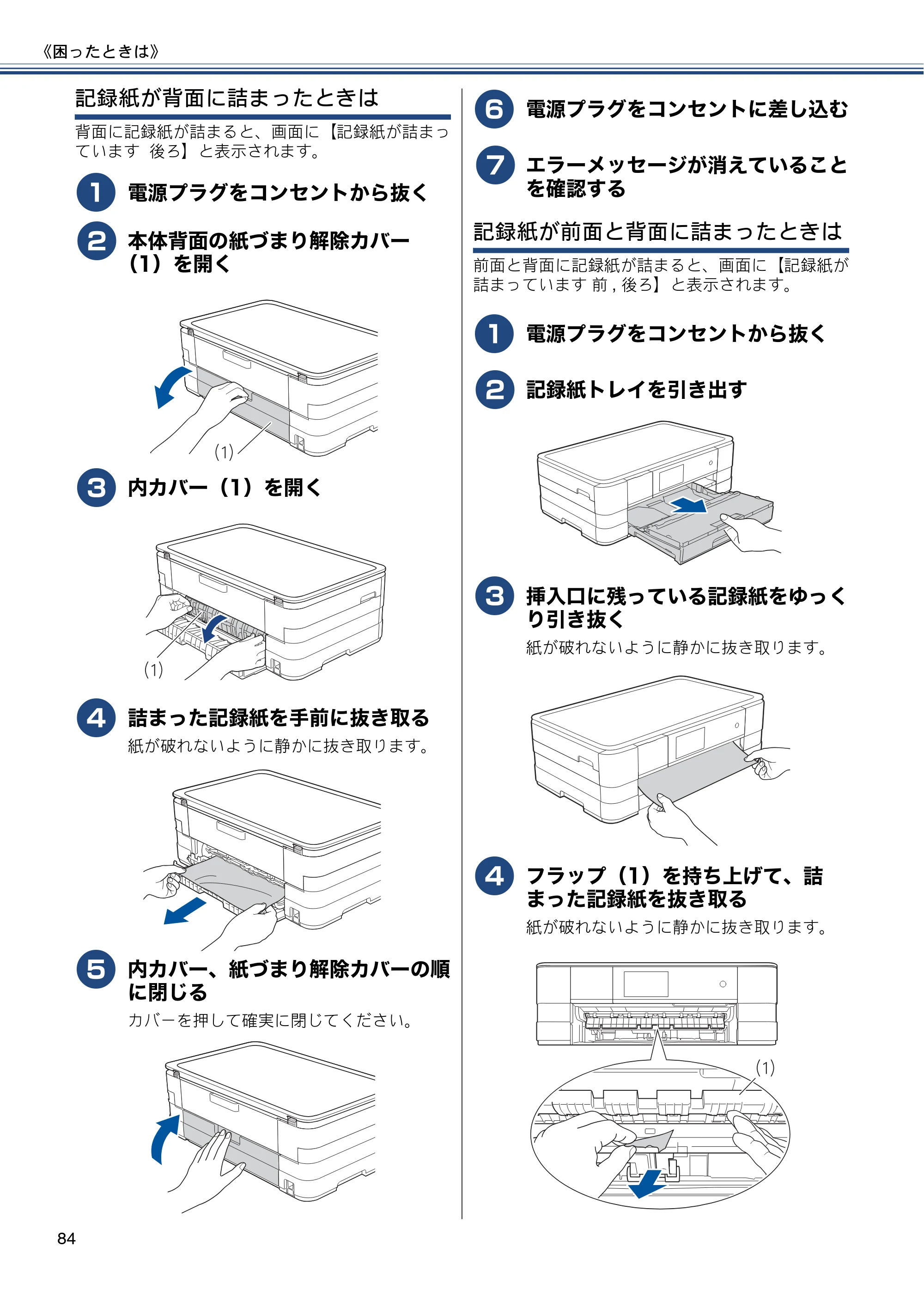 ブラザー DCP-J4215N-B/W ユーザーズガイド ～基本編～ — 原本ページ — 84ページ