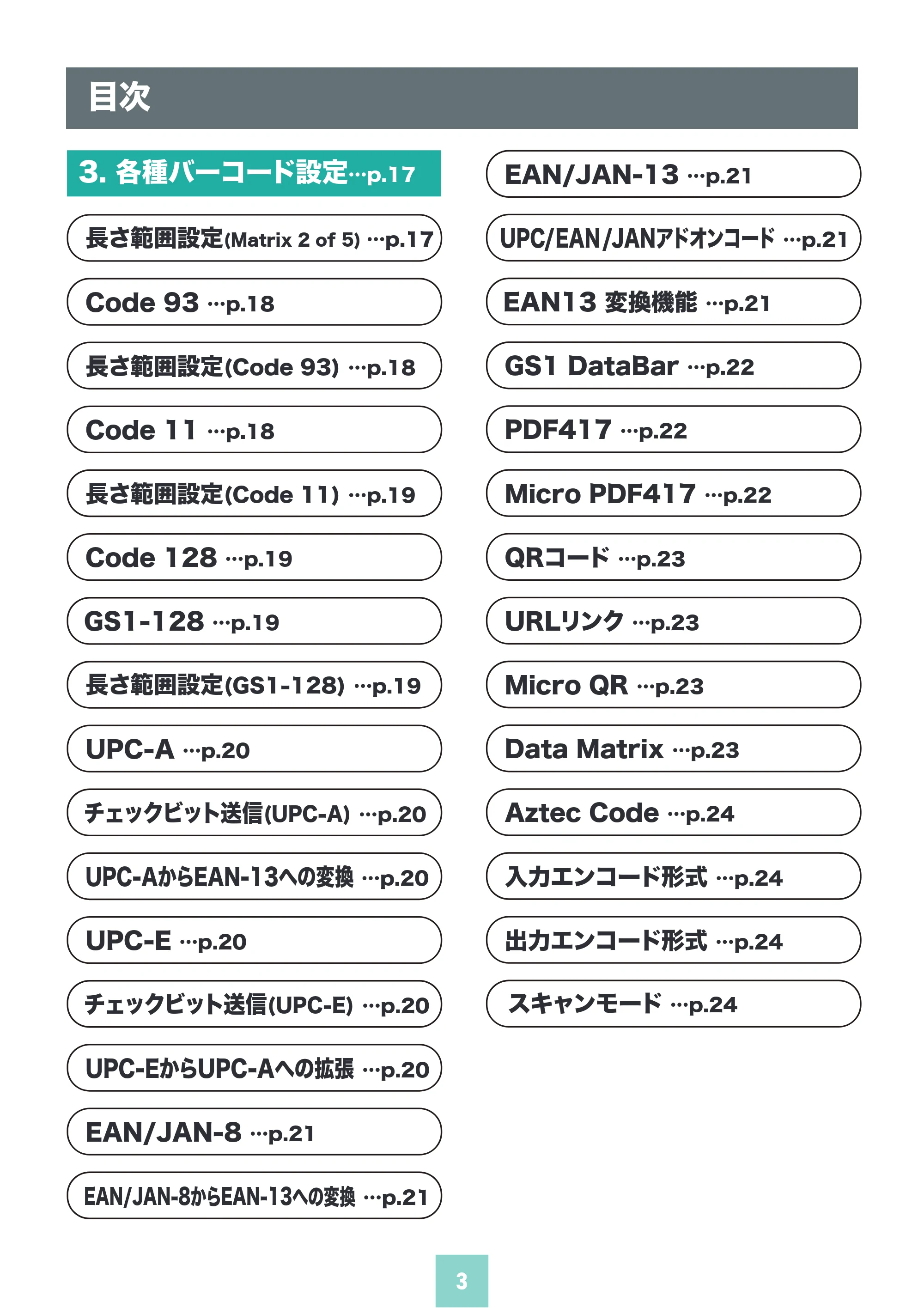 サンワサプライ BCR-WL2D1BK / BCR-BT2D4BK 取扱説明書 — 原本ページ — 3ページ