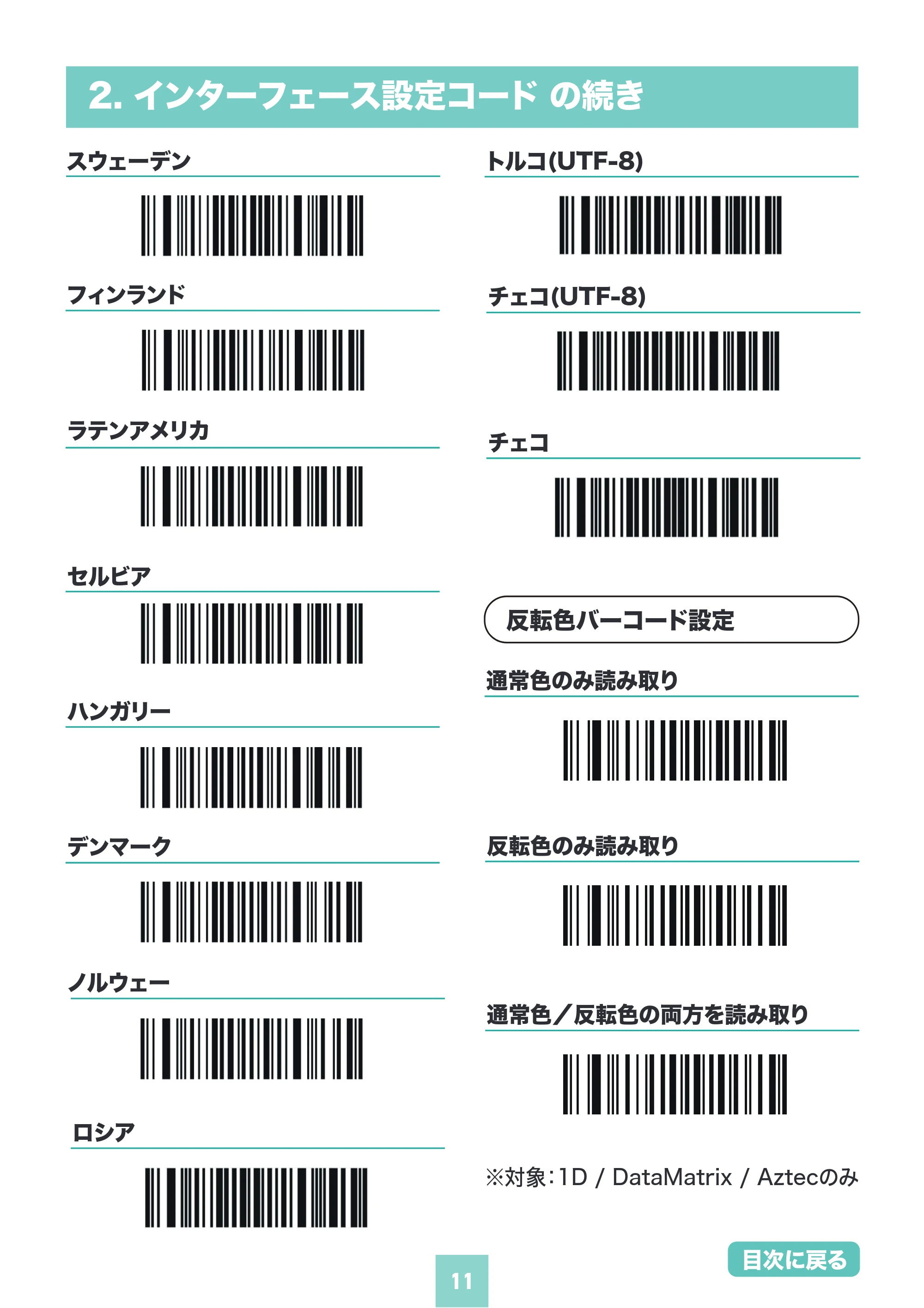 サンワサプライ BCR-WL2D1BK / BCR-BT2D4BK 取扱説明書 — 原本ページ — 11ページ