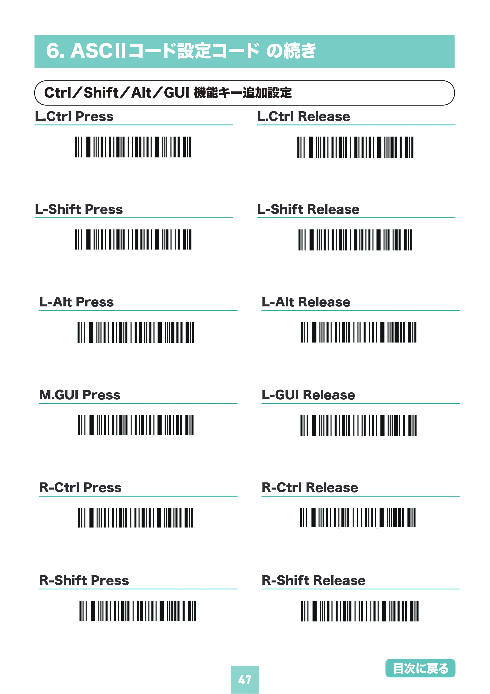 サンワサプライ BCR-WL2D1BK / BCR-BT2D4BK 取扱説明書 — 原本ページ — 47ページ