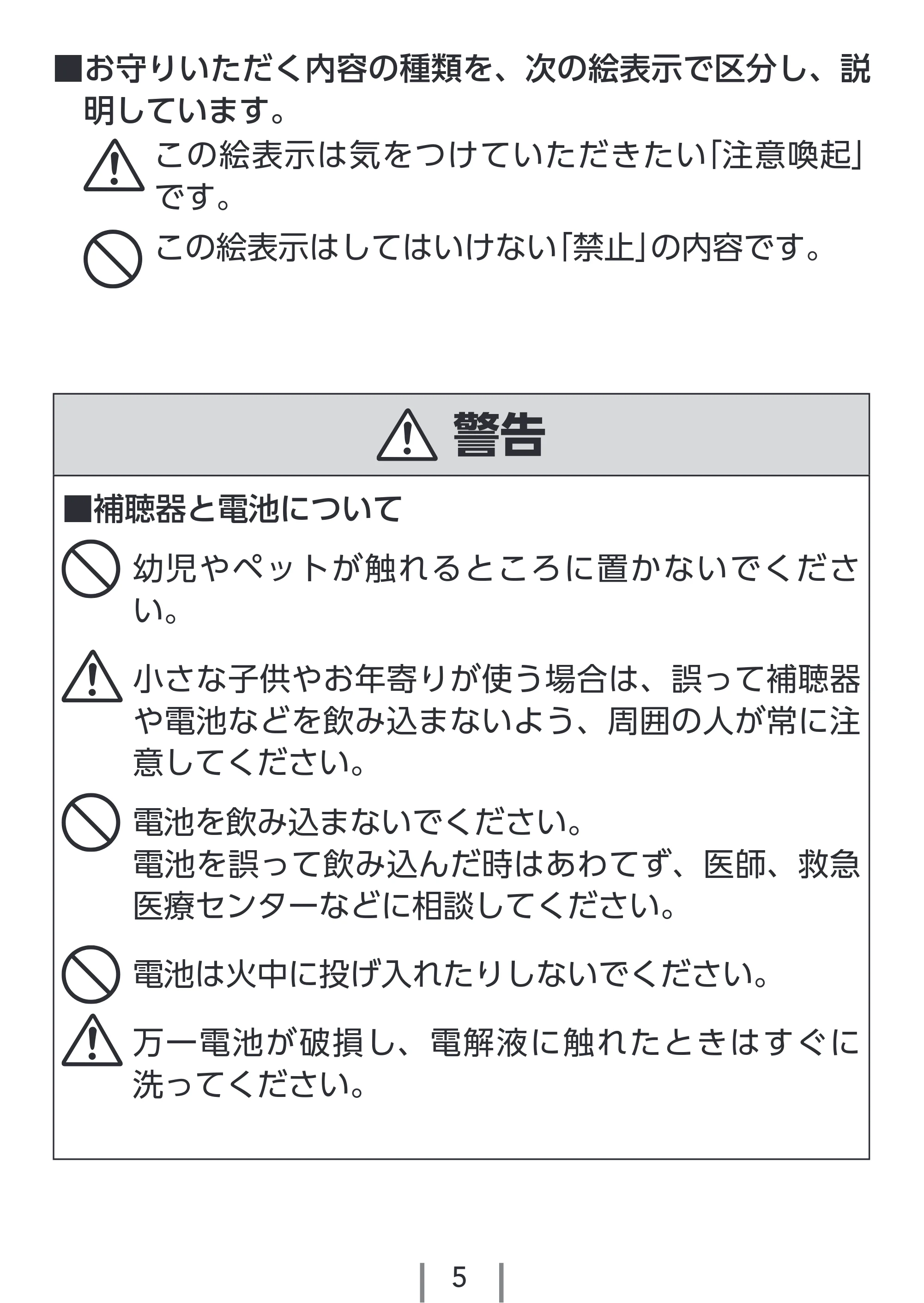 エレコム EHA-PA01GY / EHA-PA01NV / EHA-PA01PN 2.取扱説明書 — 原本ページ — 5ページ