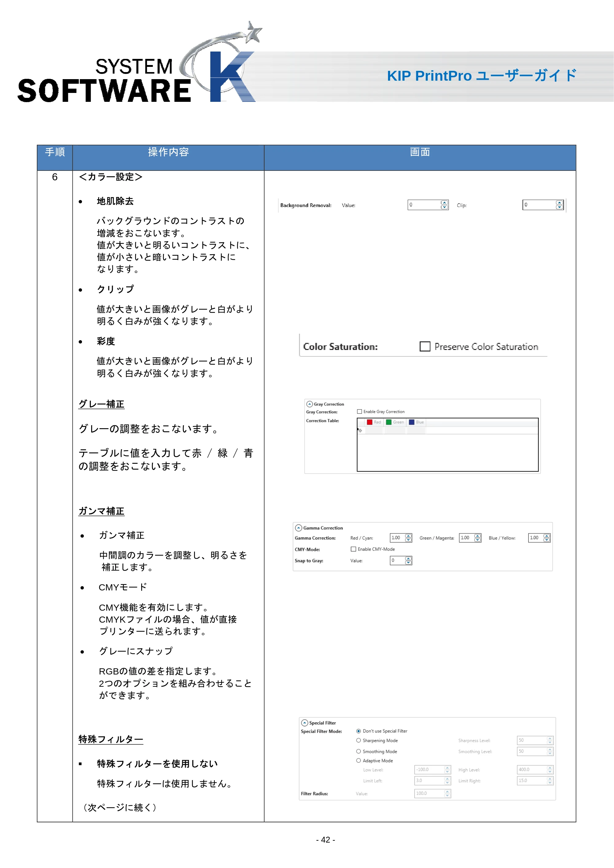 京セラ KIP 7170 KIP PrintPro ユーザーガイド — 原本ページ — 44ページ