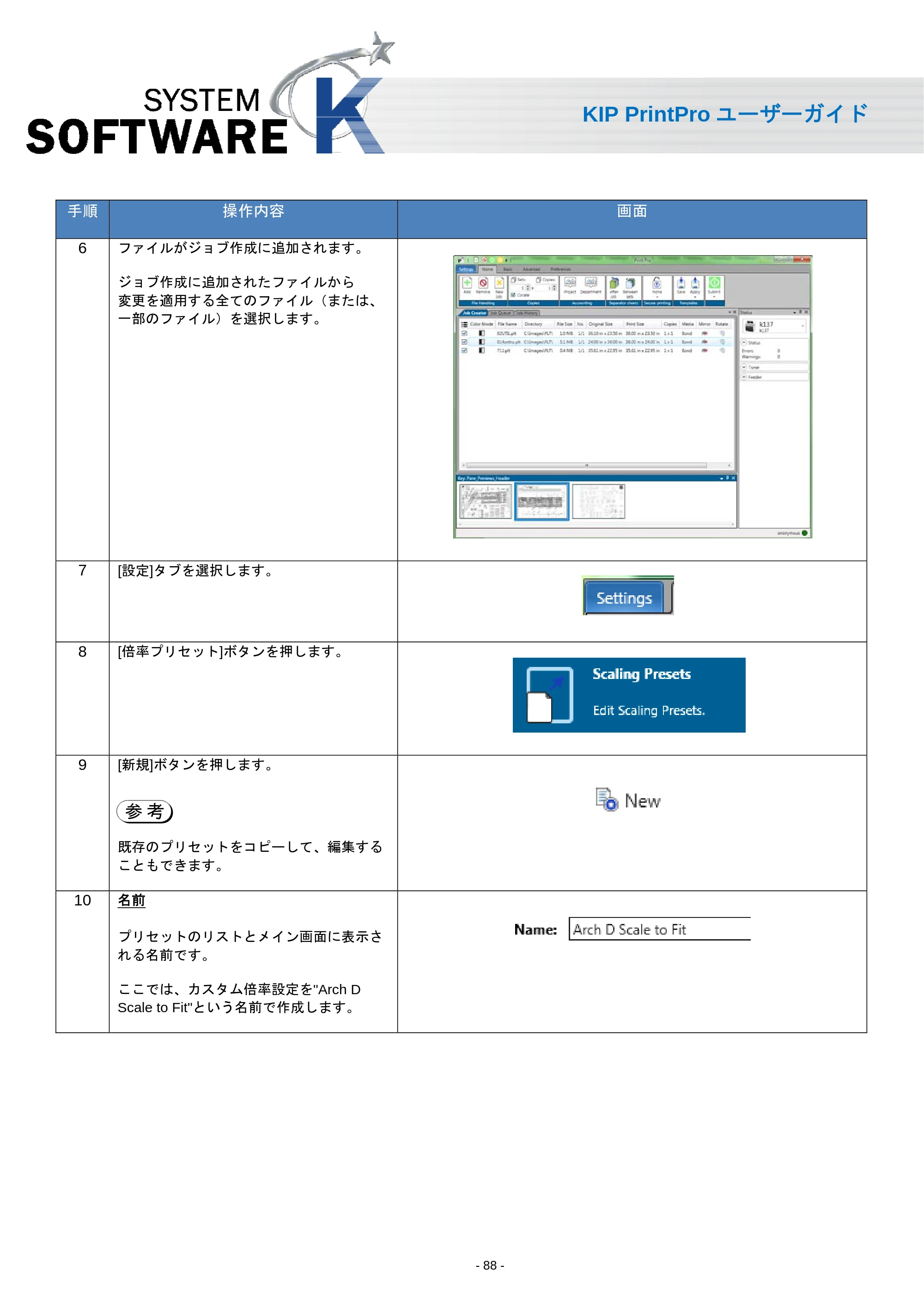 京セラ KIP 7170 KIP PrintPro ユーザーガイド — 原本ページ — 90ページ