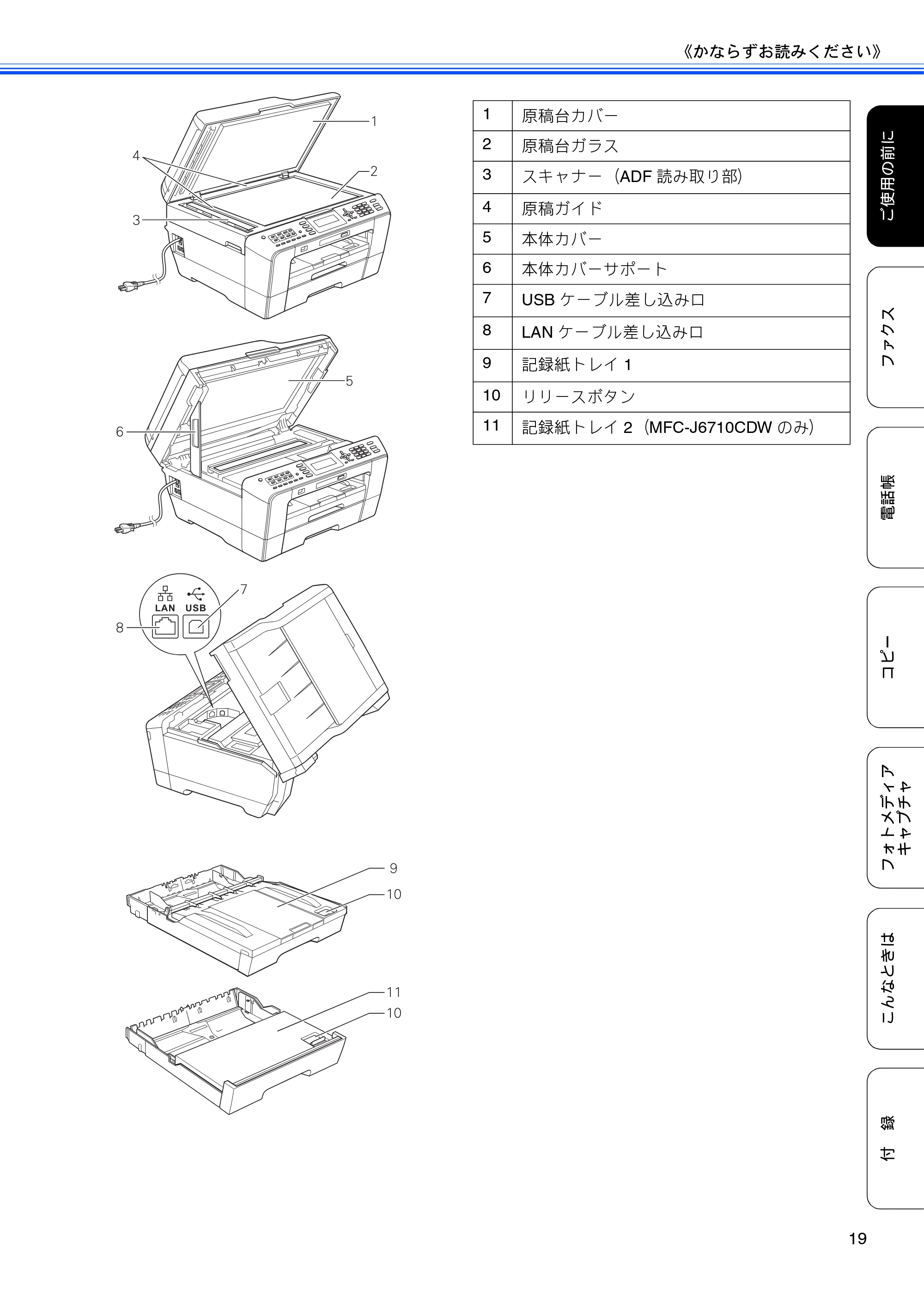 ブラザー MFC-J6510DW / MFC-J6710CDW ユーザーズガイド ～基本編～ — 原本ページ — 21ページ