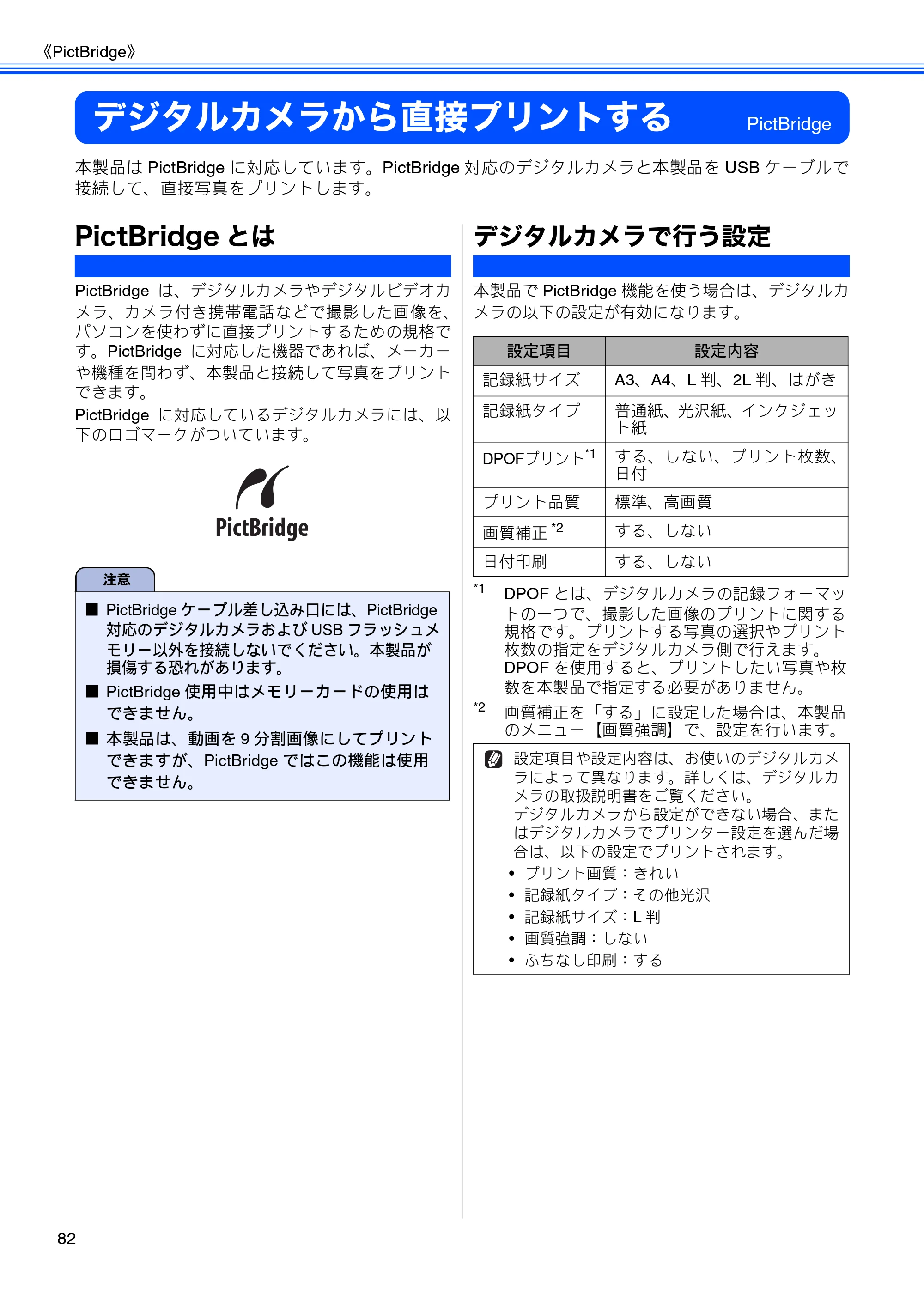 ブラザー MFC-J6510DW / MFC-J6710CDW ユーザーズガイド ～基本編～ — デジタルカメラから直接プリントする — 原本ページ — 84ページ
