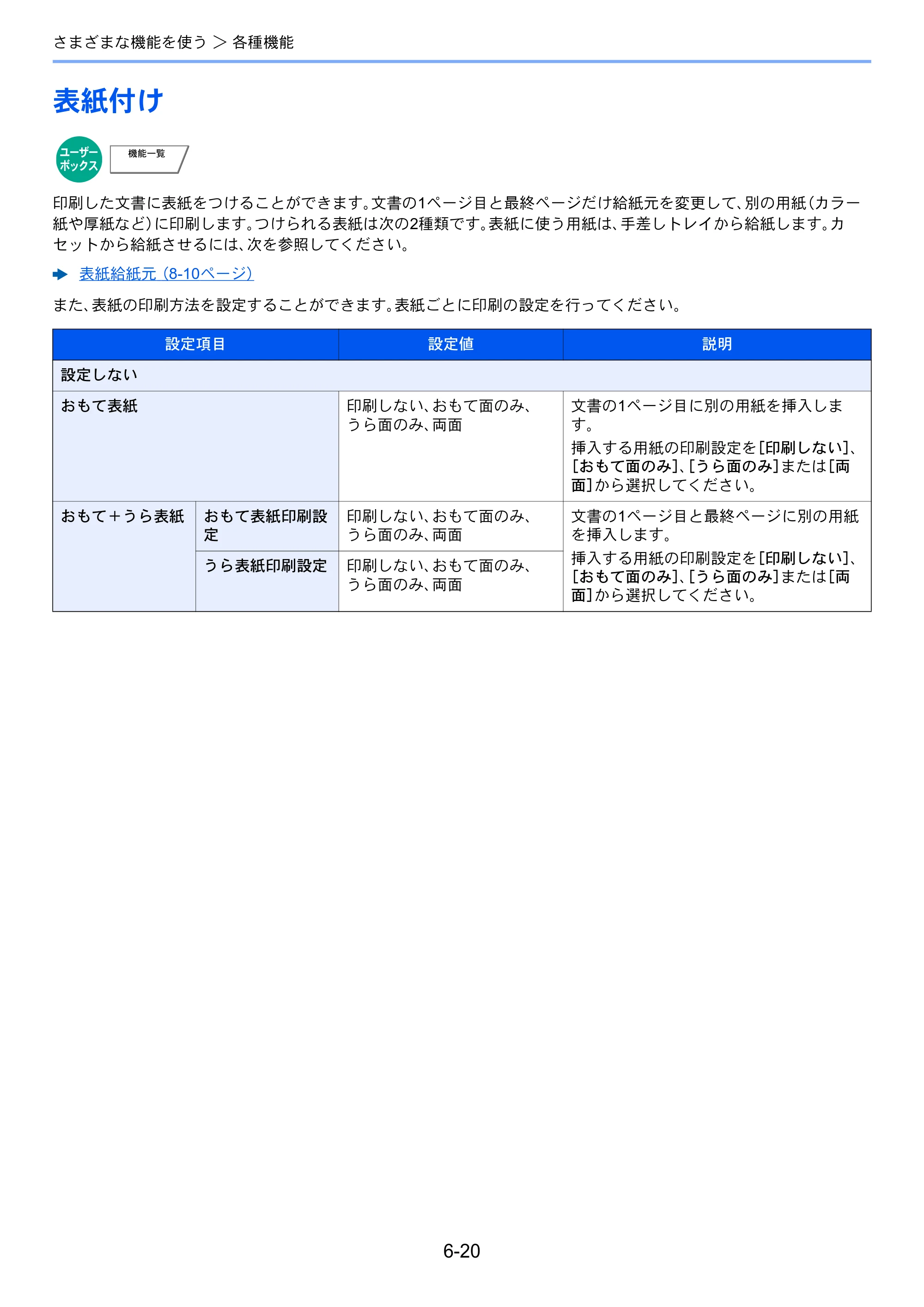 京セラ ECOSYS P8060cdn ECOSYS P8060cdn 使用説明書 — 表紙付け — 原本ページ — 199ページ