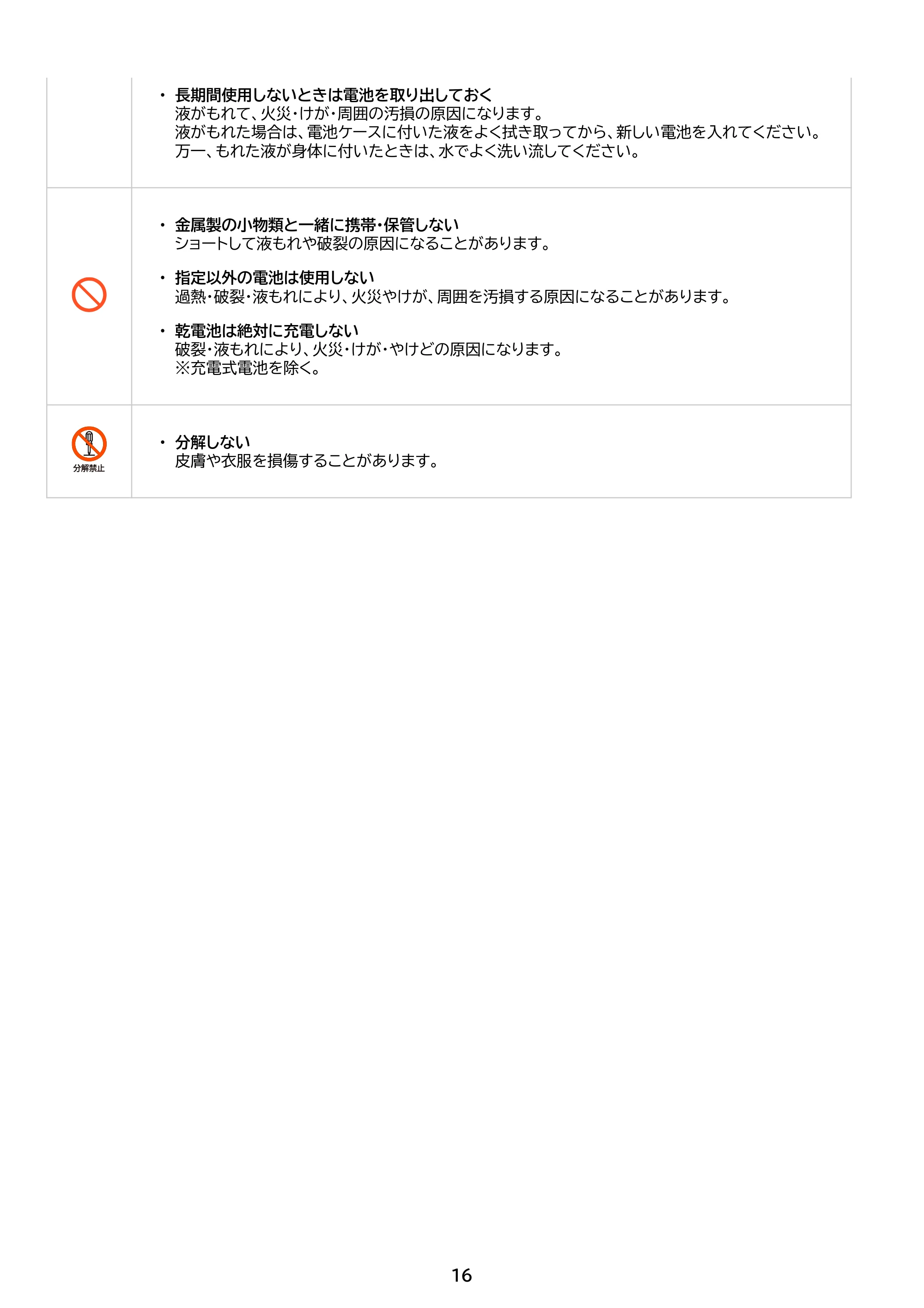 アイリスオーヤマ LT-43UGX-G1 取扱説明書 — 原本ページ — 16ページ
