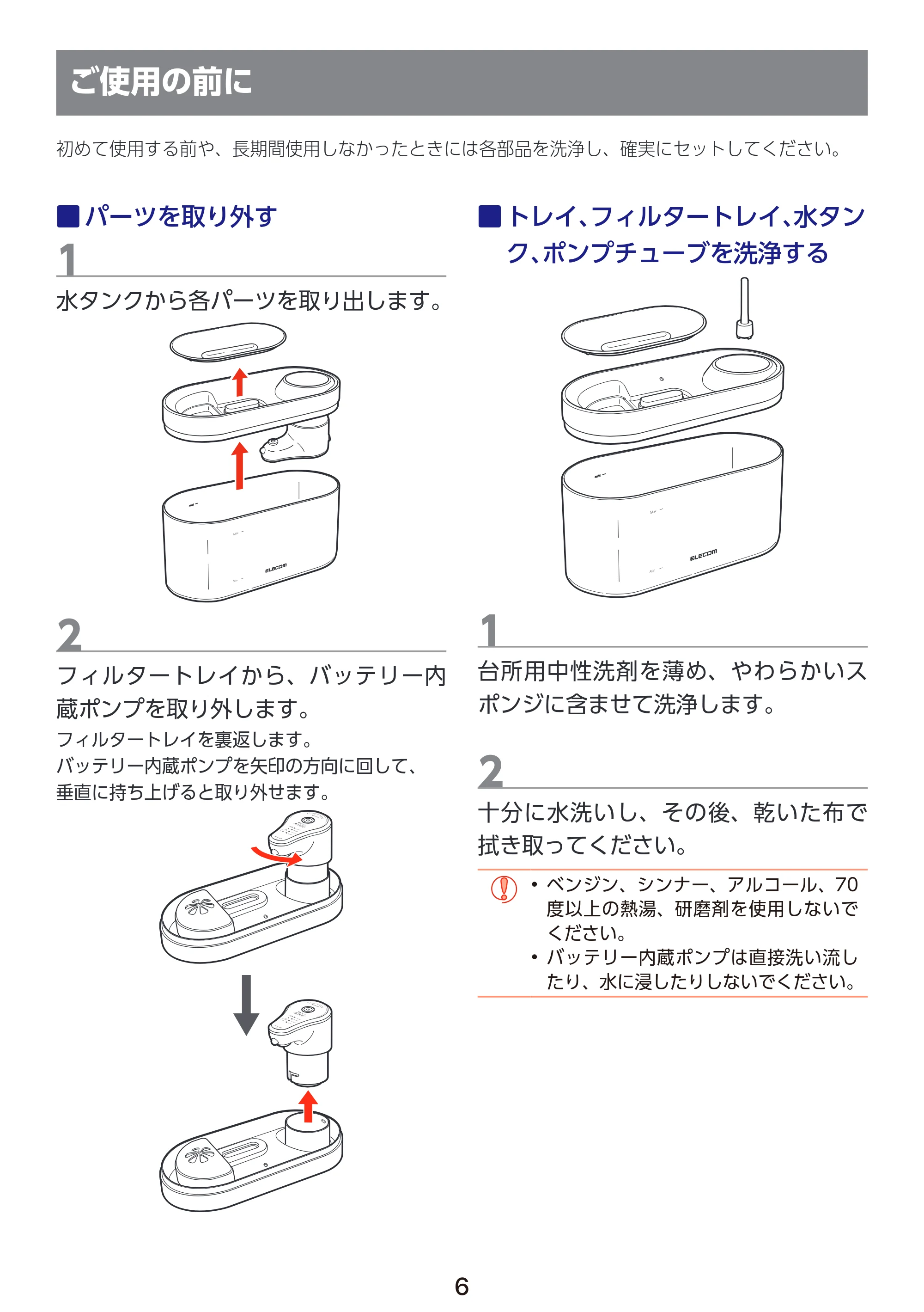 エレコム PET-WD03WH 取扱説明書 — ご使用の前に — 原本ページ — 7ページ