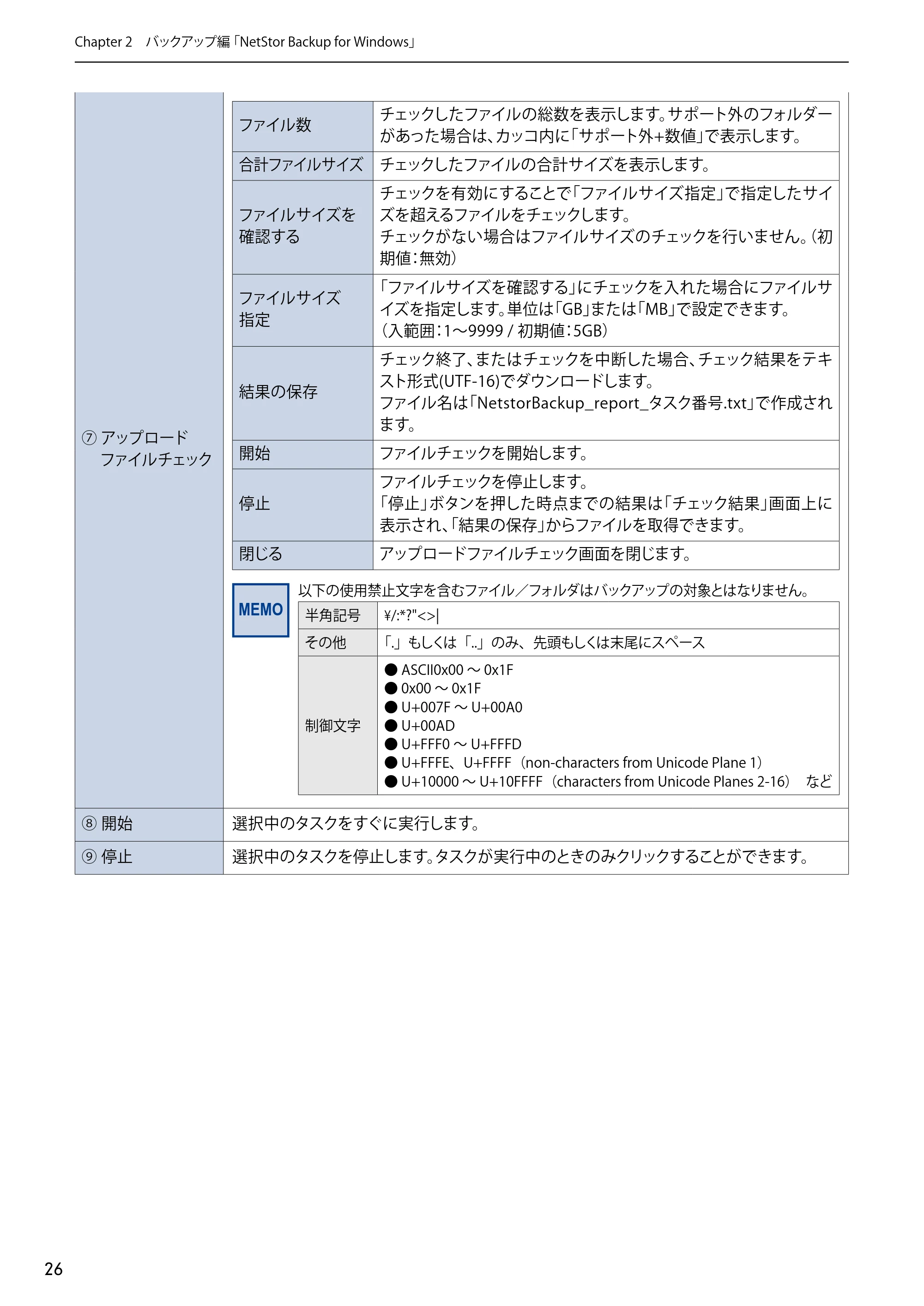 エレコム NSB-5A1T1BL / NSB-5A2T2BL / NSB-5A4T2BL 4.NetStor Backup for Linux ユーザーズマニュアル — 原本ページ — 26ページ