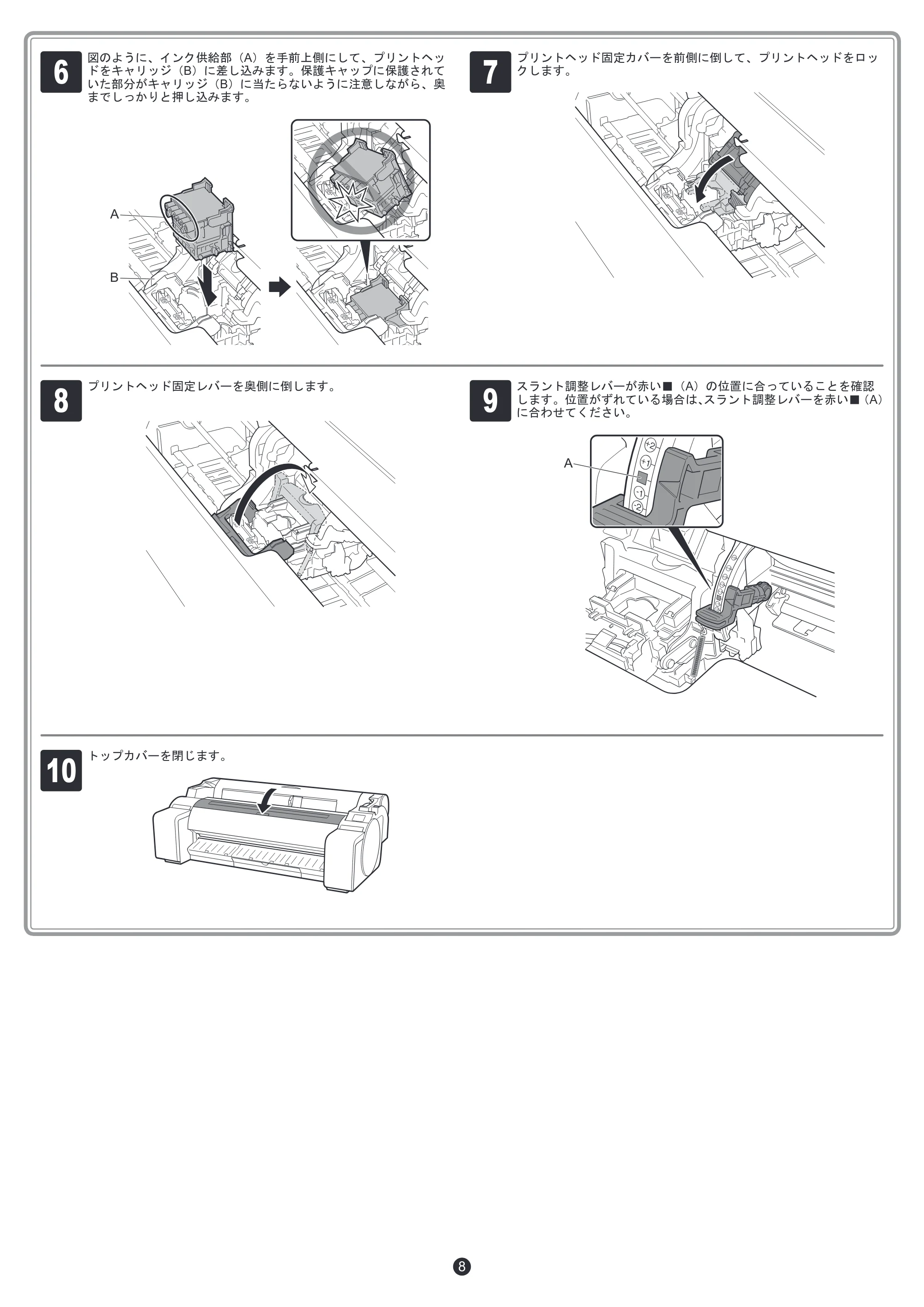 キヤノン TM-200/TM-200 MFP / TM-205 / TM-300/TM-300 MFP セットアップガイド 2019年7月18日(PDF:4.00MB) — 原本ページ — 8ページ