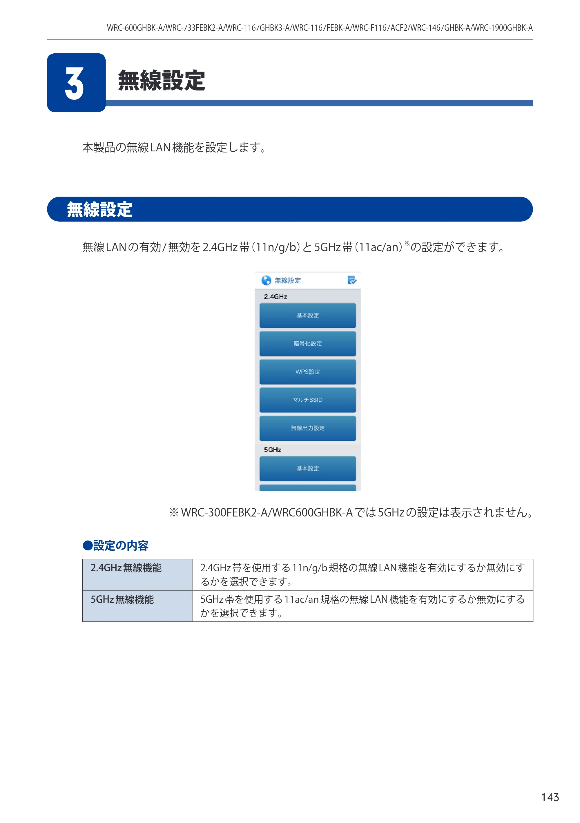 エレコム WRC-600GHBK-A 14.ユーザーズマニュアル — 原本ページ — 143ページ