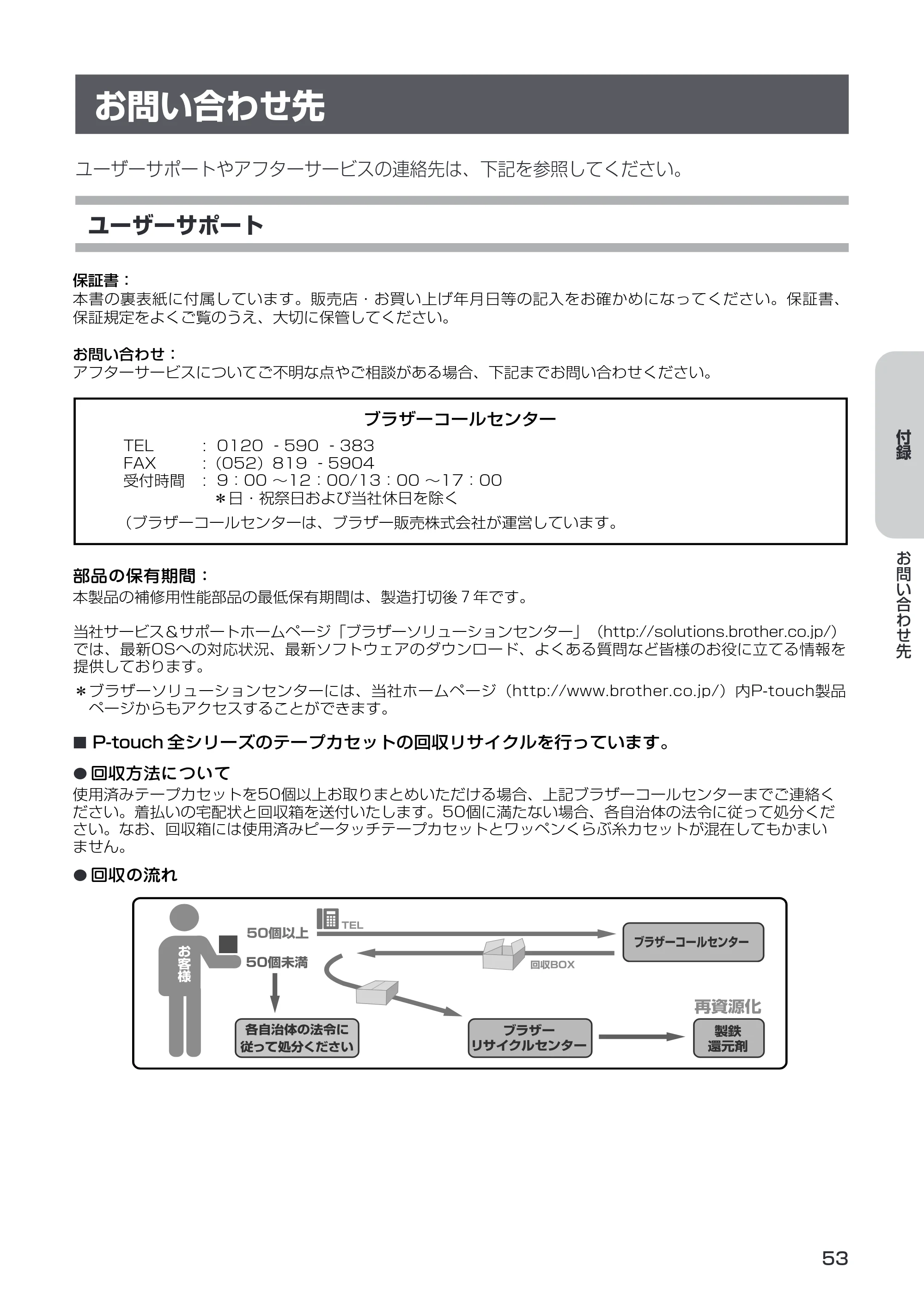 ブラザー PT-9500pc ソフトウェアユーザーズガイド — 原本ページ — 55ページ