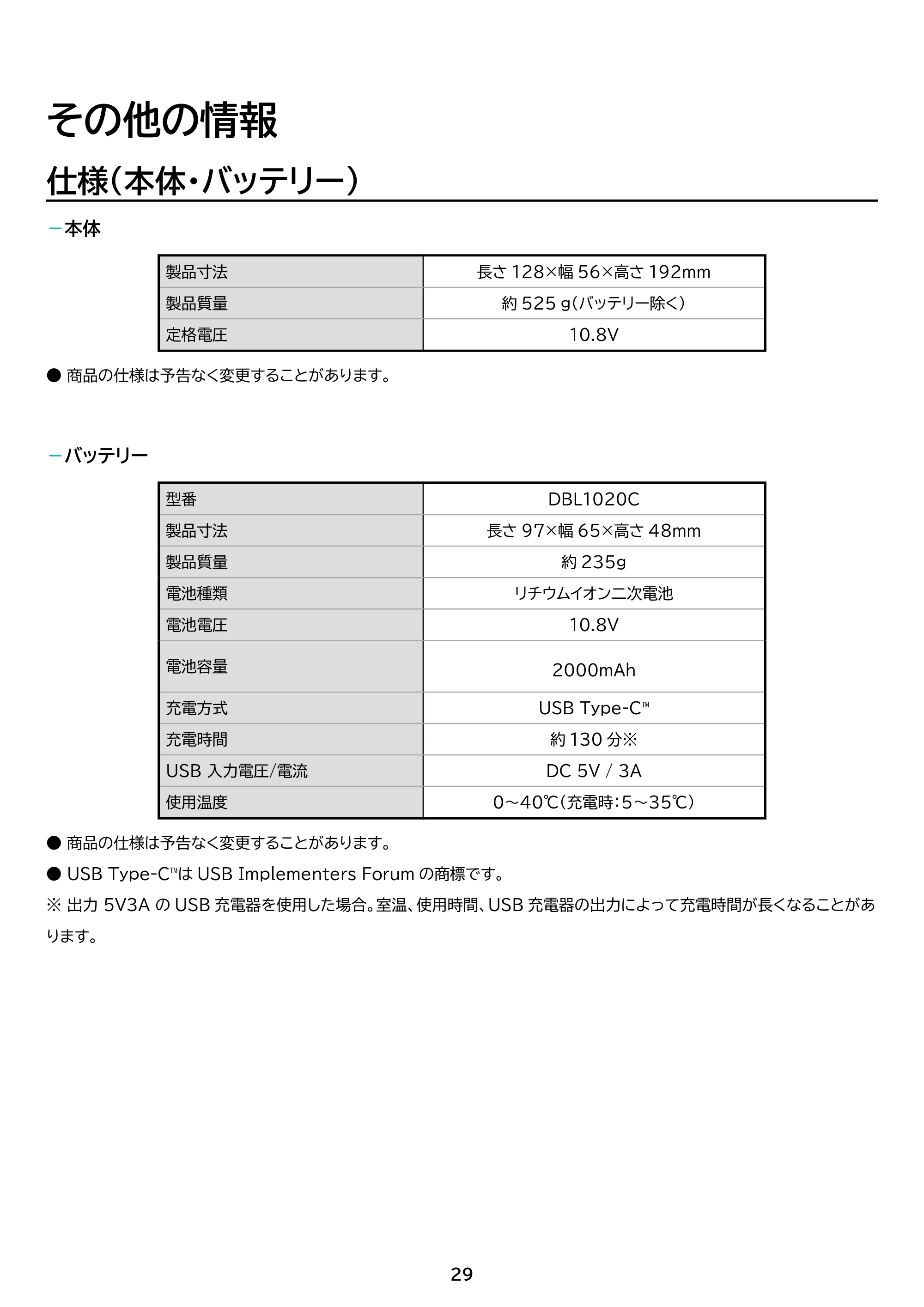 アイリスオーヤマ PJM10INS 取扱説明書 — 原本ページ — 29ページ