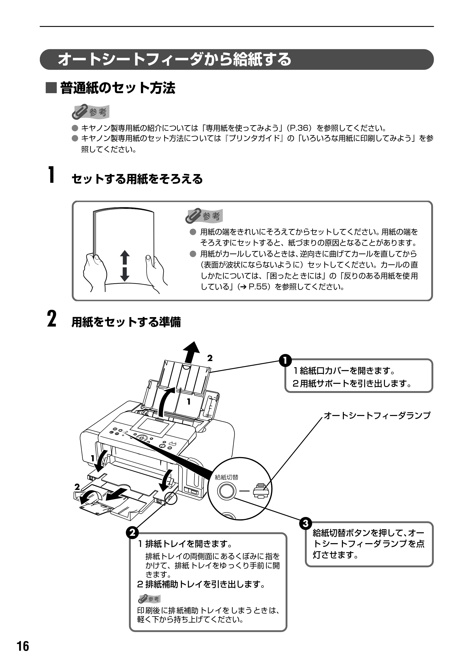 キヤノン PIXUS iP6600D 基本操作ガイド （PDF形式／40.18Mバイト） — 原本ページ — 18ページ
