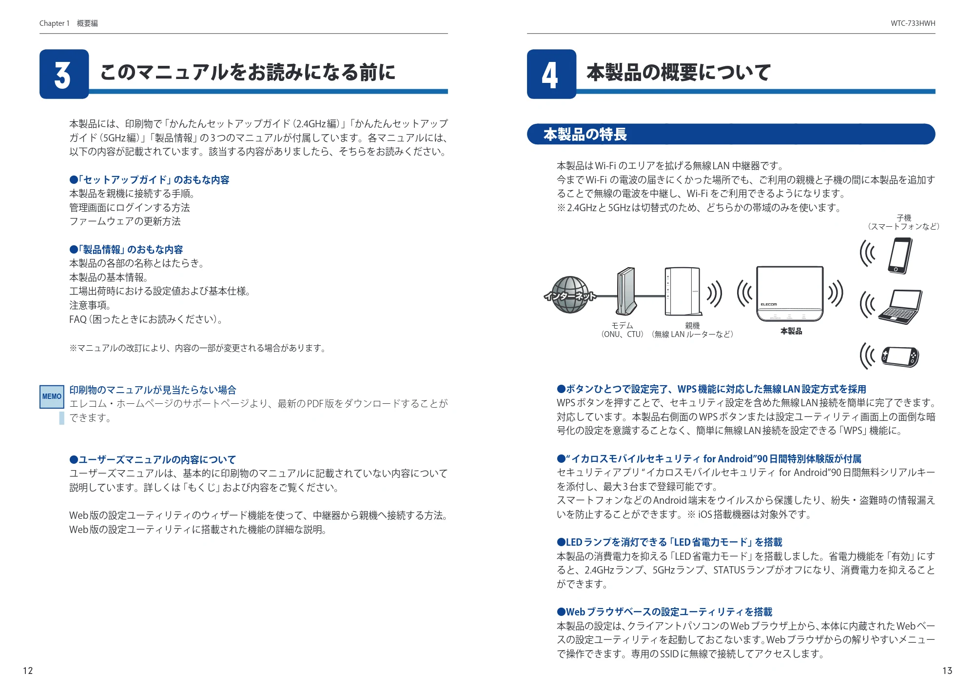 エレコム WTC-733HWH ユーザーズマニュアル — 原本ページ — 7ページ