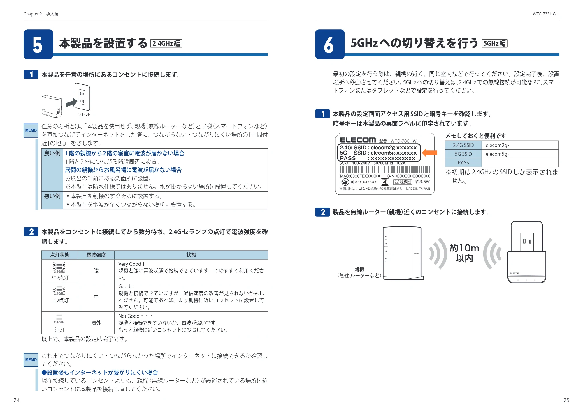 エレコム WTC-733HWH ユーザーズマニュアル — 原本ページ — 13ページ