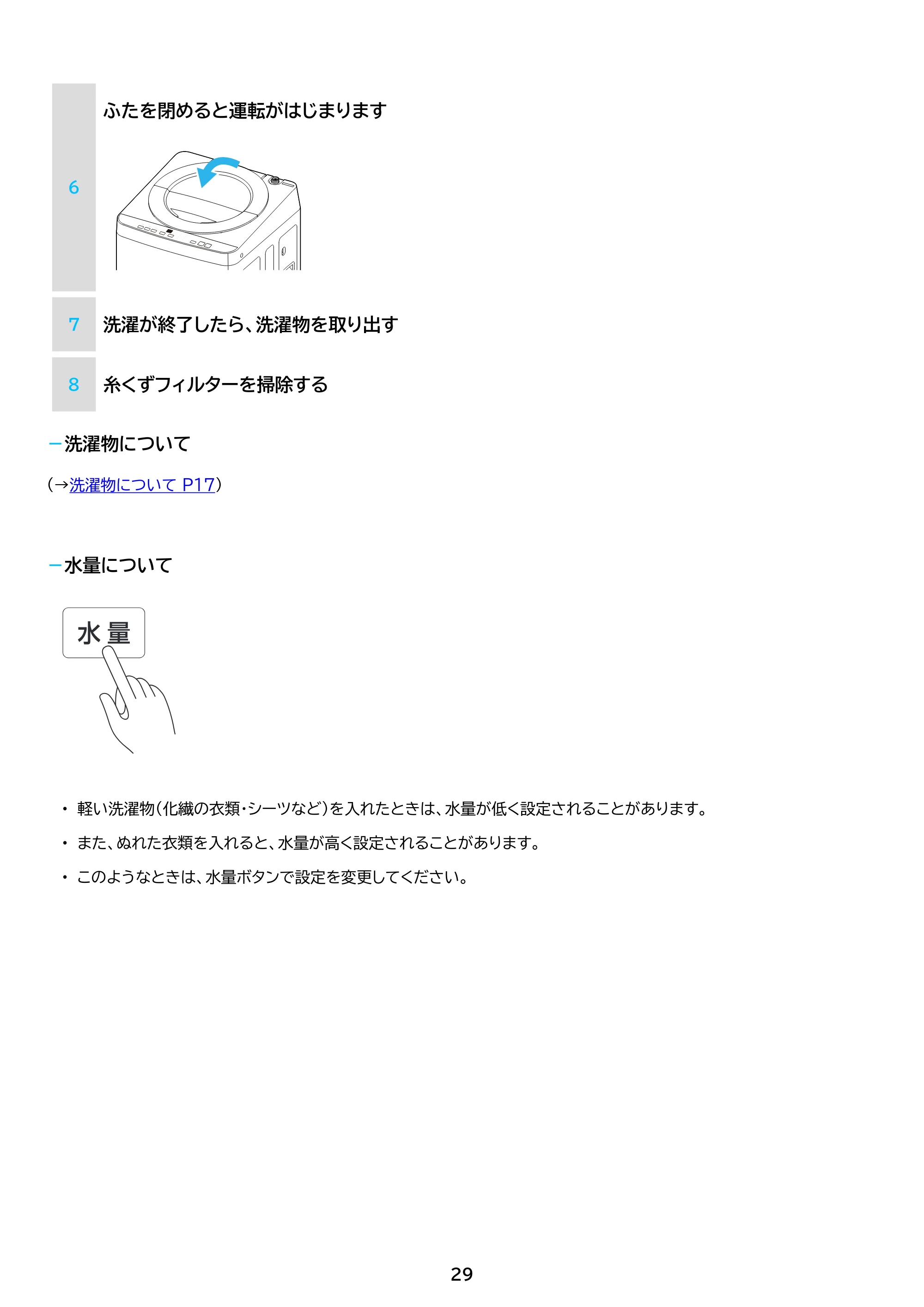 アイリスオーヤマ ITW-50B01 取扱説明書 — 原本ページ — 29ページ