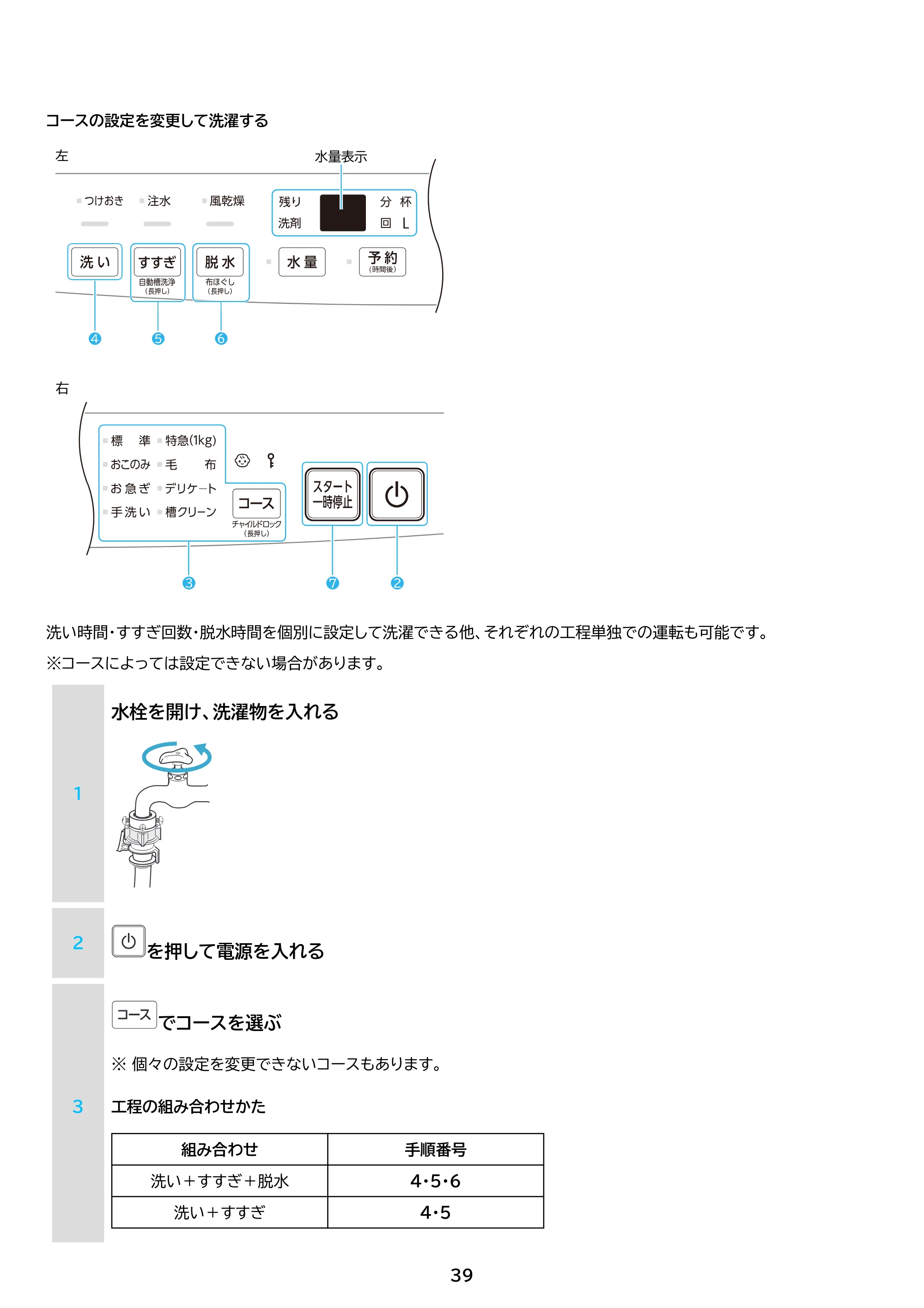 アイリスオーヤマ ITW-50B01 取扱説明書 — 原本ページ — 39ページ