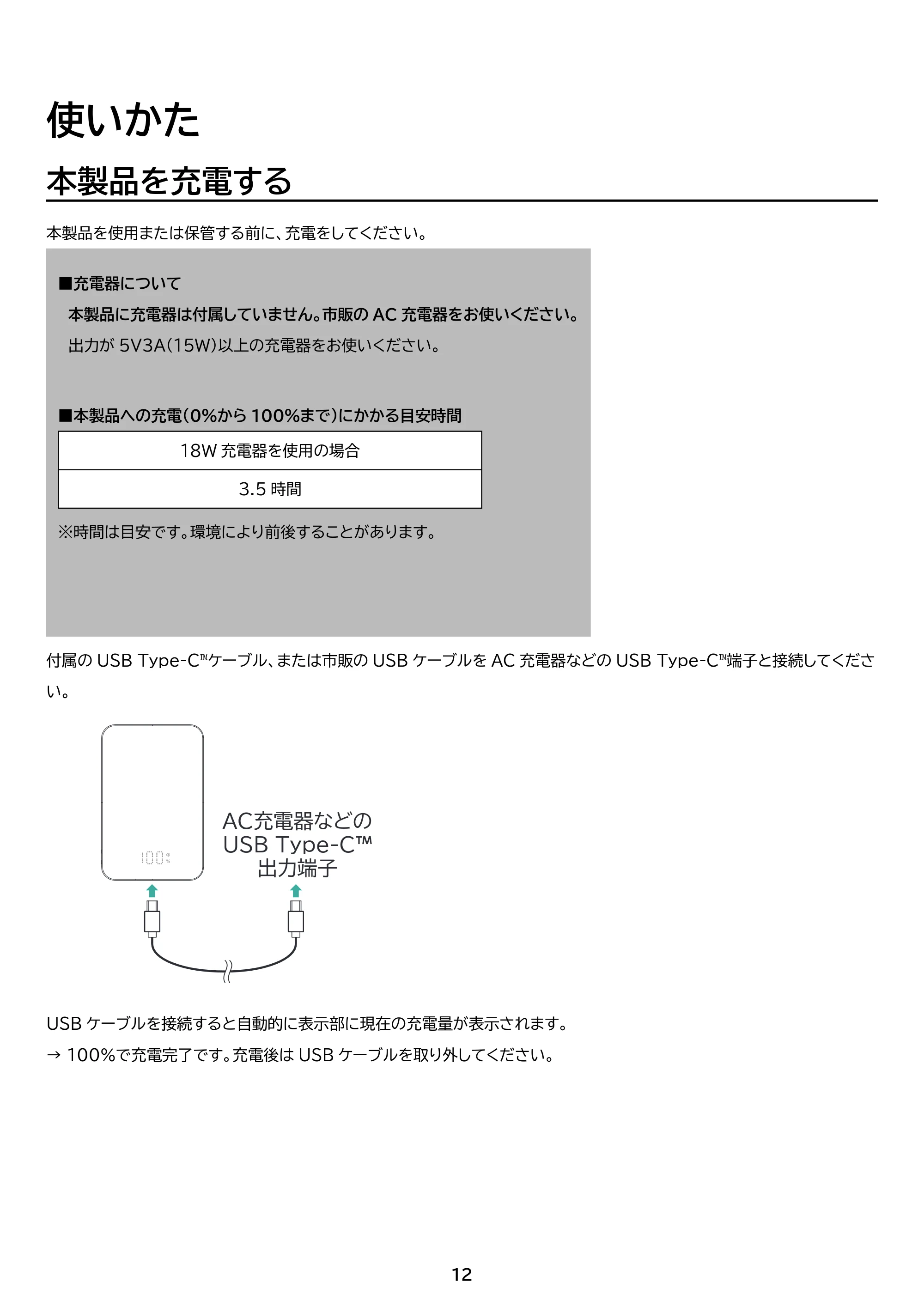 アイリスオーヤマ TS-A10020 取扱説明書 — 原本ページ — 12ページ