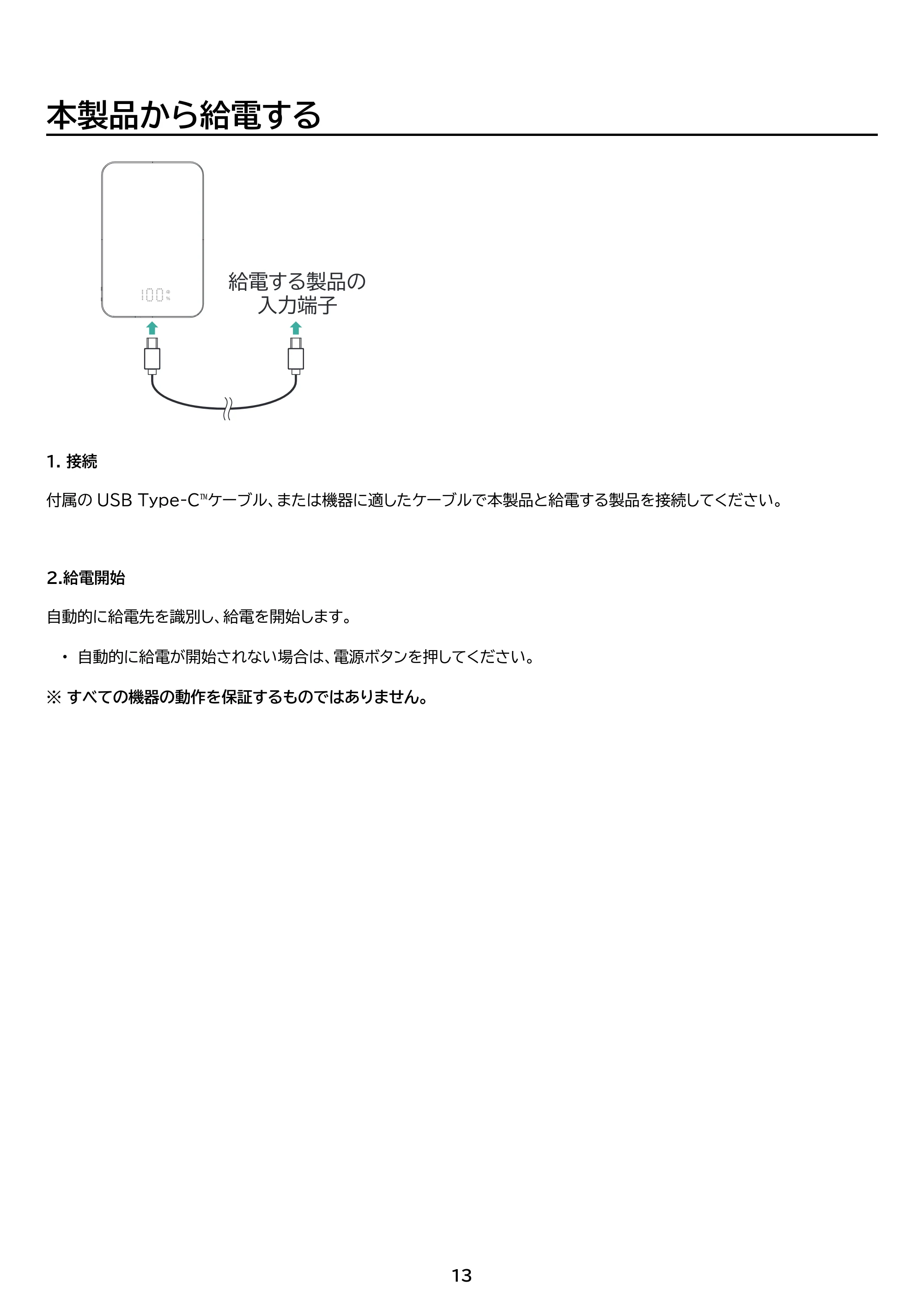 アイリスオーヤマ TS-A10020 取扱説明書 — 原本ページ — 13ページ