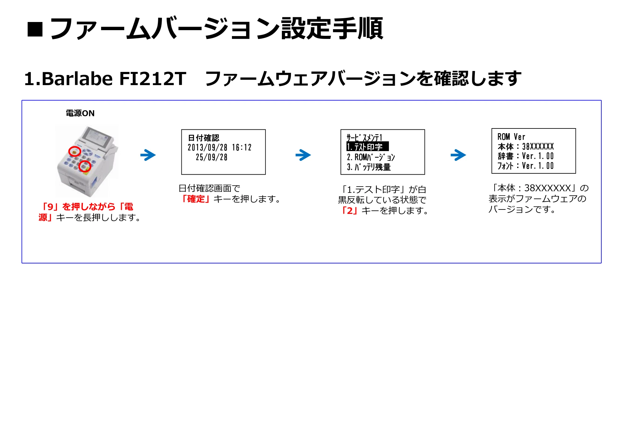 サトー arlabe(バーラベ)FI212T ツールインストール時の注意事項(初版) — 原本ページ — 2ページ