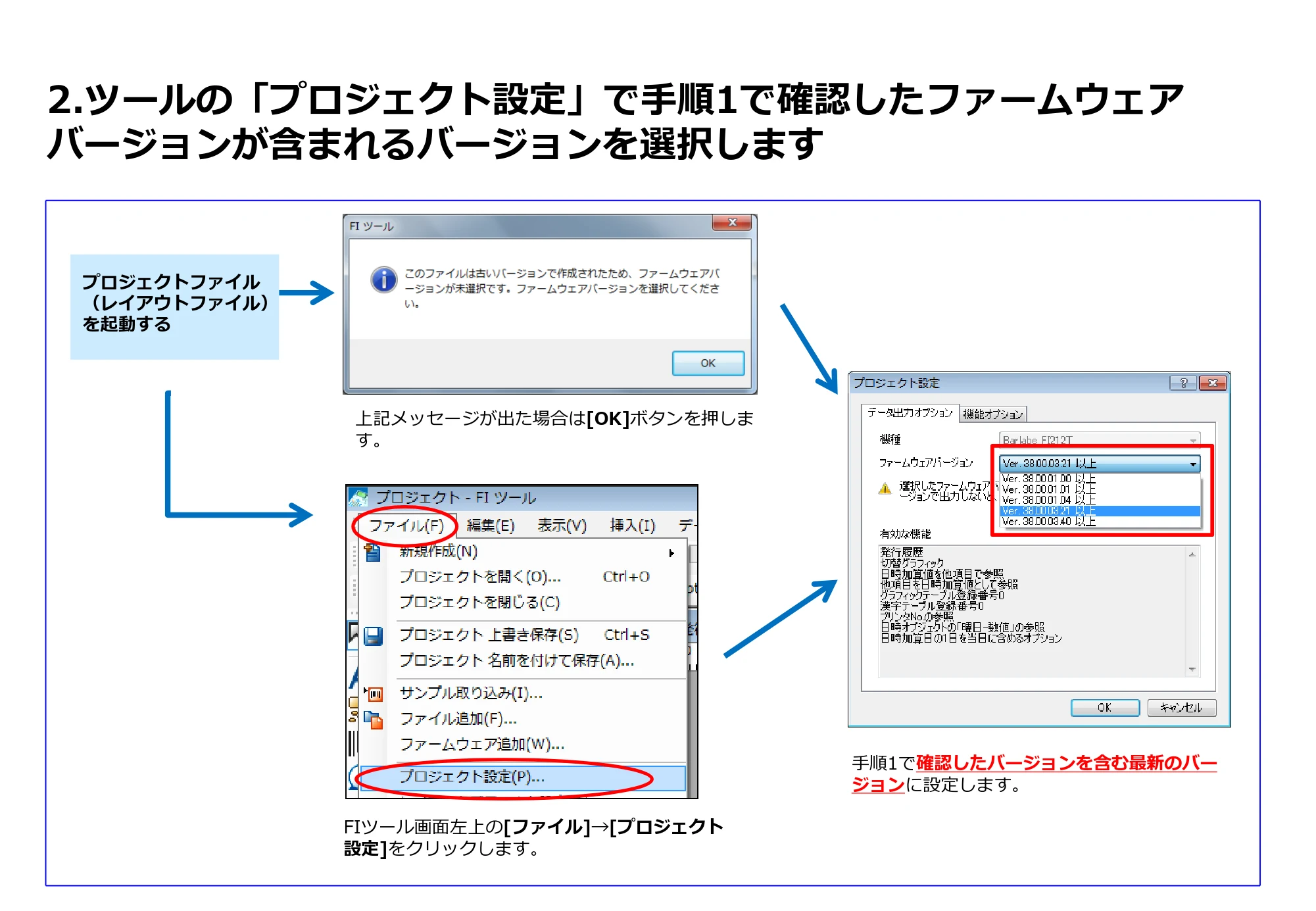 サトー arlabe(バーラベ)FI212T ツールインストール時の注意事項(初版) — 原本ページ — 3ページ