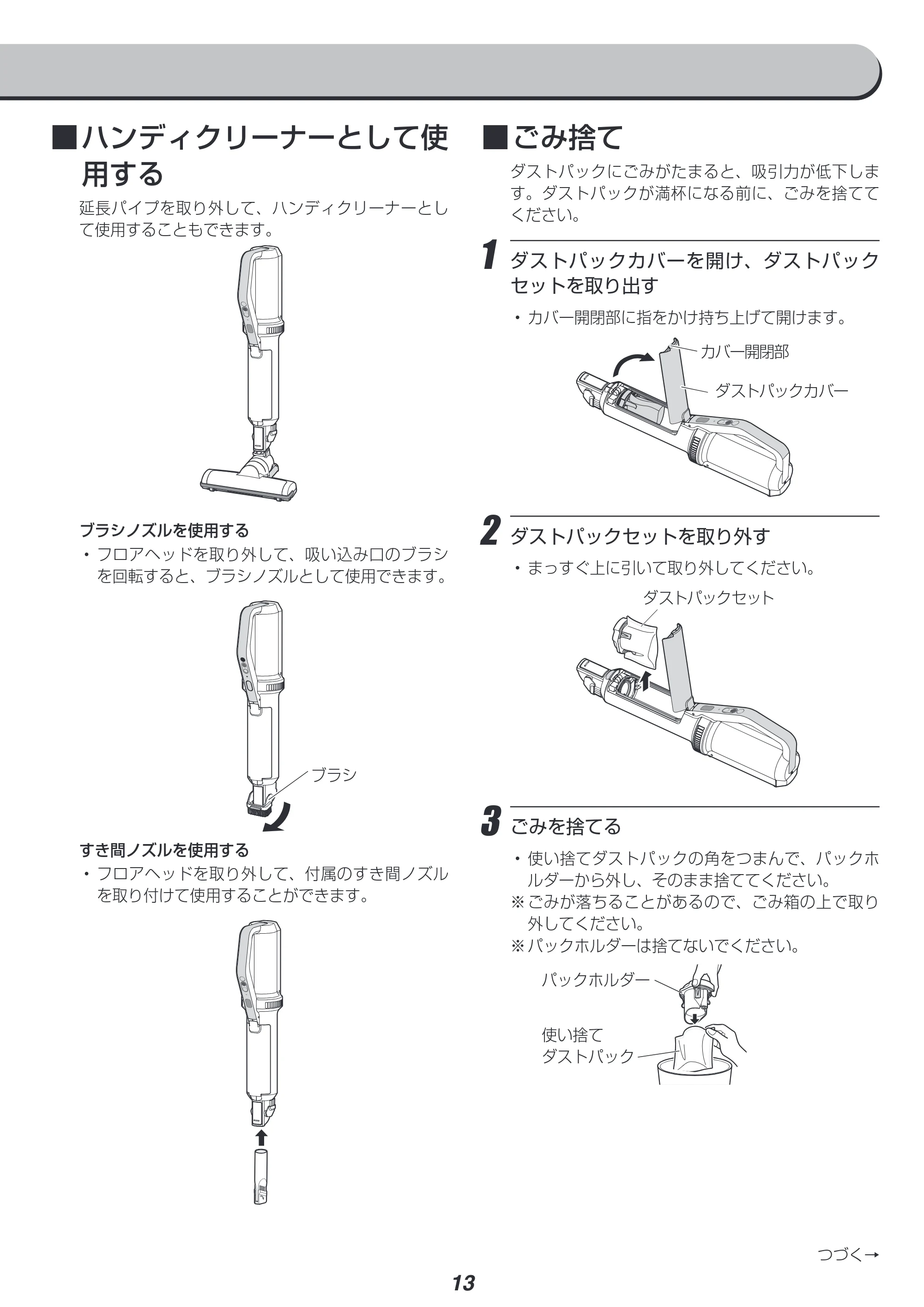 アイリスオーヤマ KIC-SLDC7 取扱説明書 — 原本ページ — 13ページ