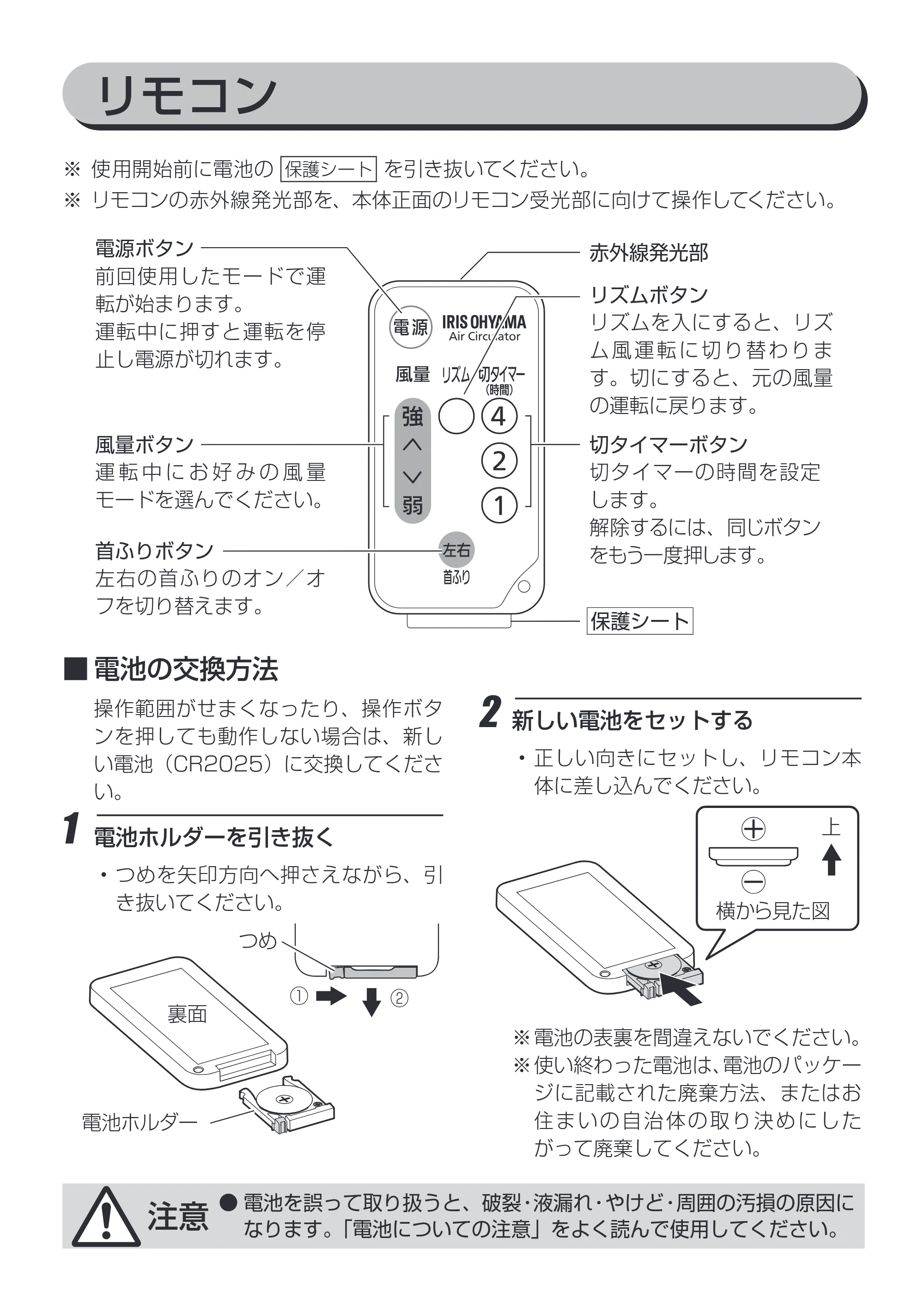 アイリスオーヤマ PCF-KSC151 取扱説明書 — 原本ページ — 9ページ