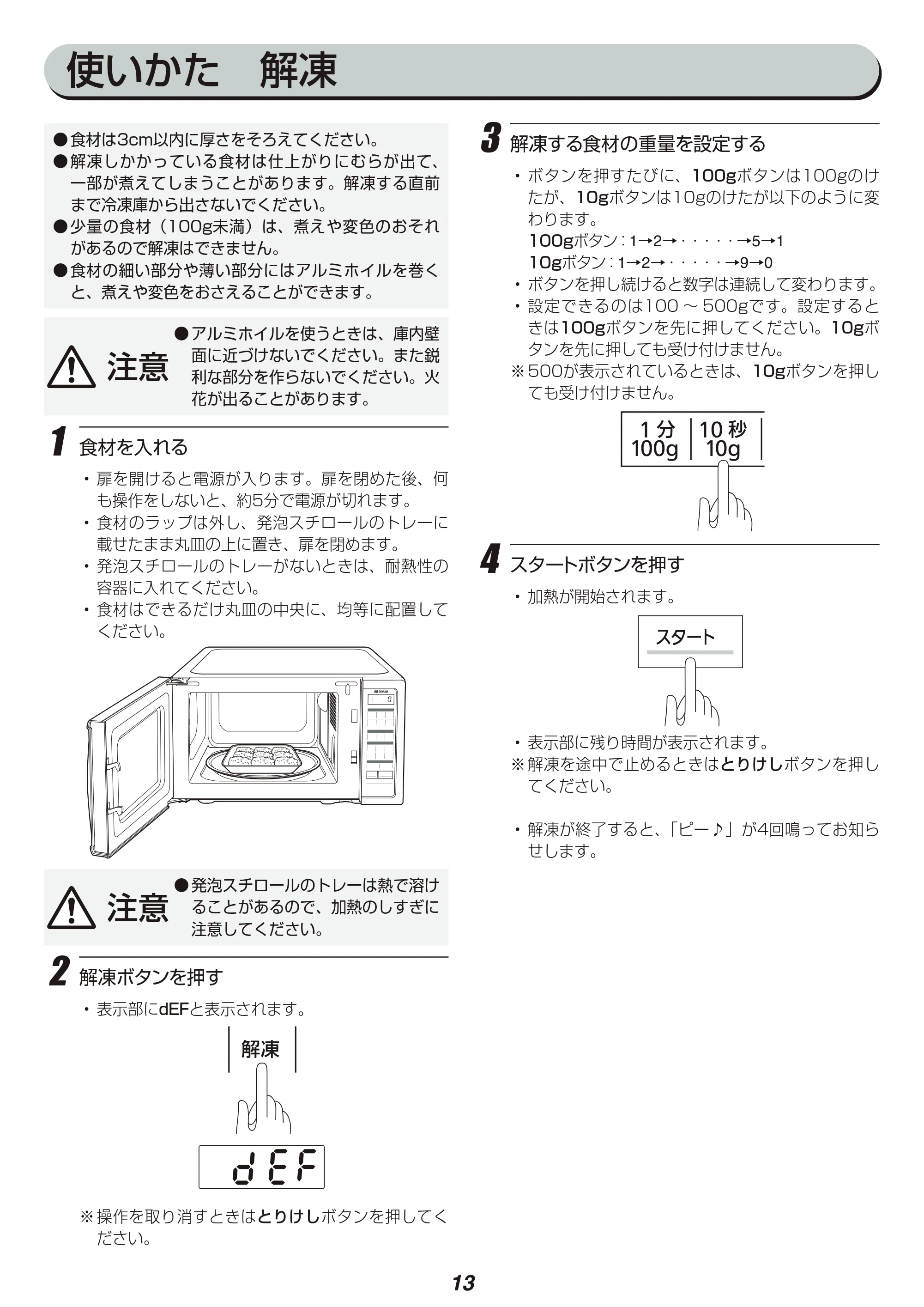 アイリスオーヤマ IMB-TY1 取扱説明書 — 原本ページ — 13ページ