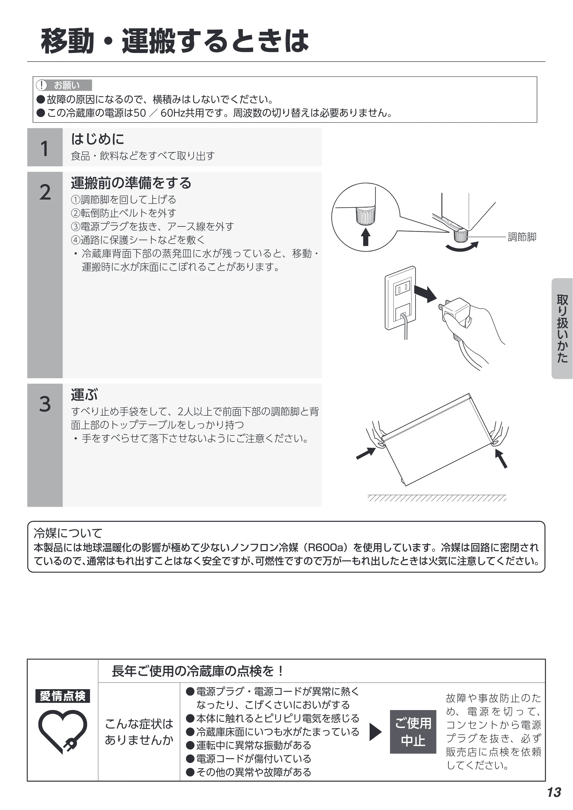 アイリスオーヤマ IRSN-8A 取扱説明書 — 原本ページ — 13ページ