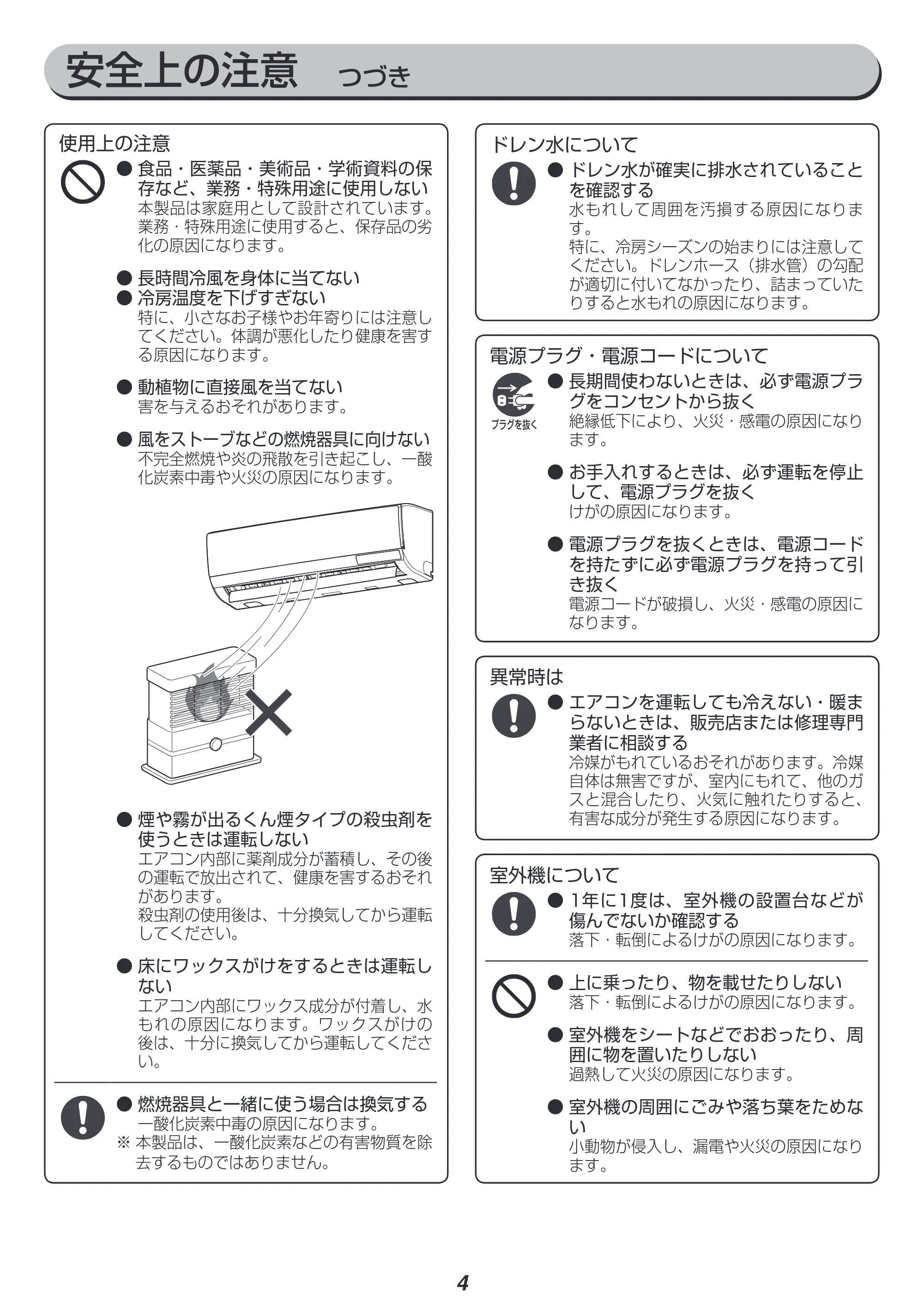 アイリスオーヤマ IRA-2203R 取扱説明書 — 原本ページ — 4ページ