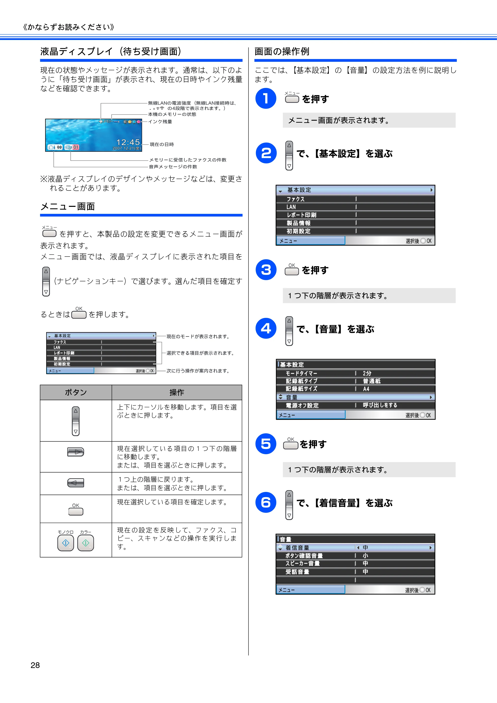 ブラザー MFC-650CD / MFC-650CDW / MFC-870CDN / MFC-870CDWN / MFC-880CDN / MFC-880CDWN 取扱説明書（本体） — 原本ページ — 30ページ