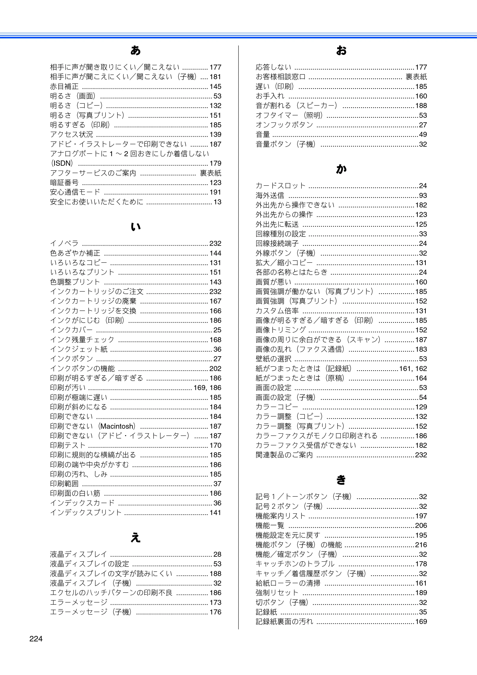 ブラザー MFC-650CD / MFC-650CDW / MFC-870CDN / MFC-870CDWN / MFC-880CDN / MFC-880CDWN 取扱説明書（本体） — 原本ページ — 226ページ