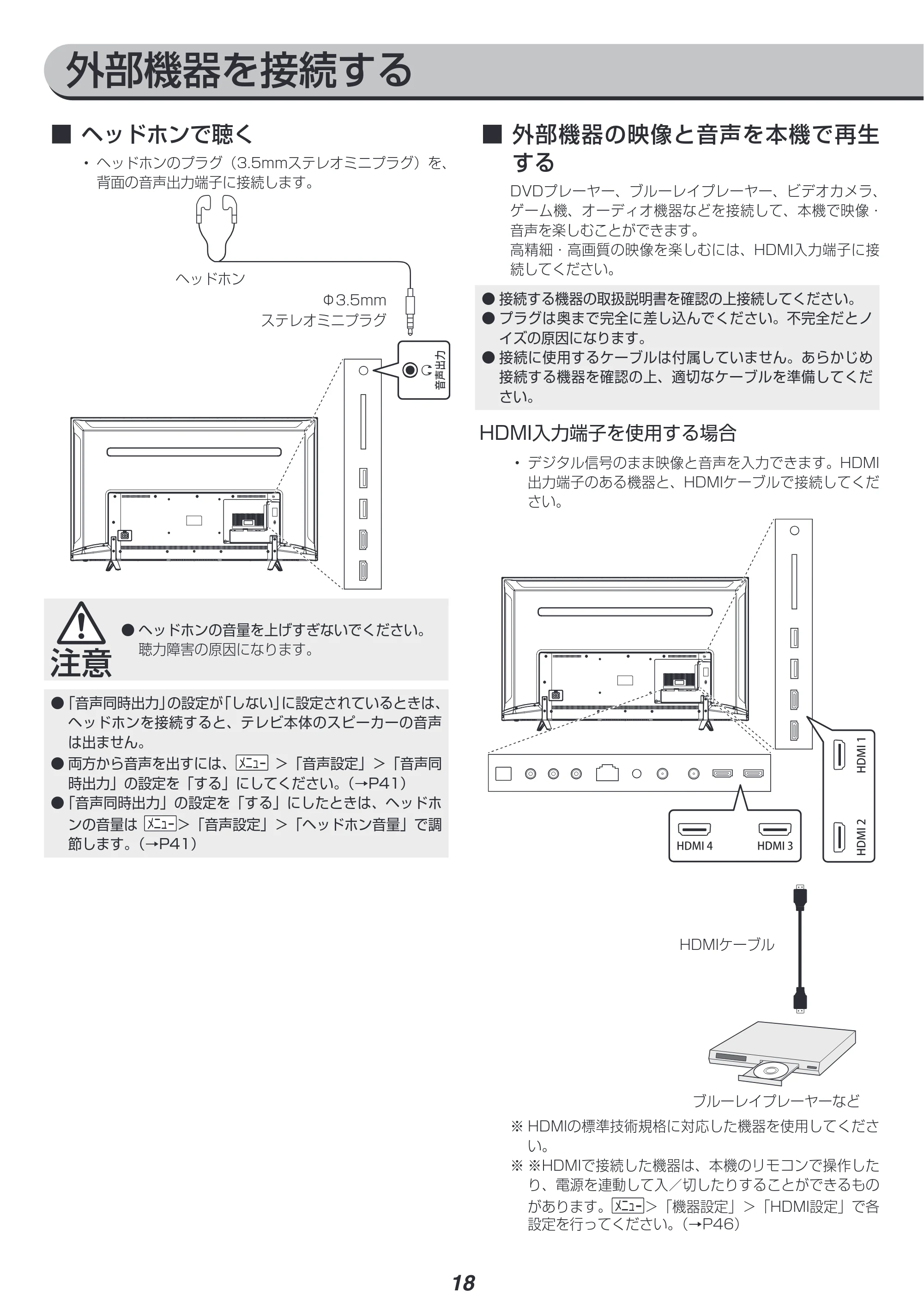 アイリスオーヤマ LT-65A620 取扱説明書 — 原本ページ — 18ページ