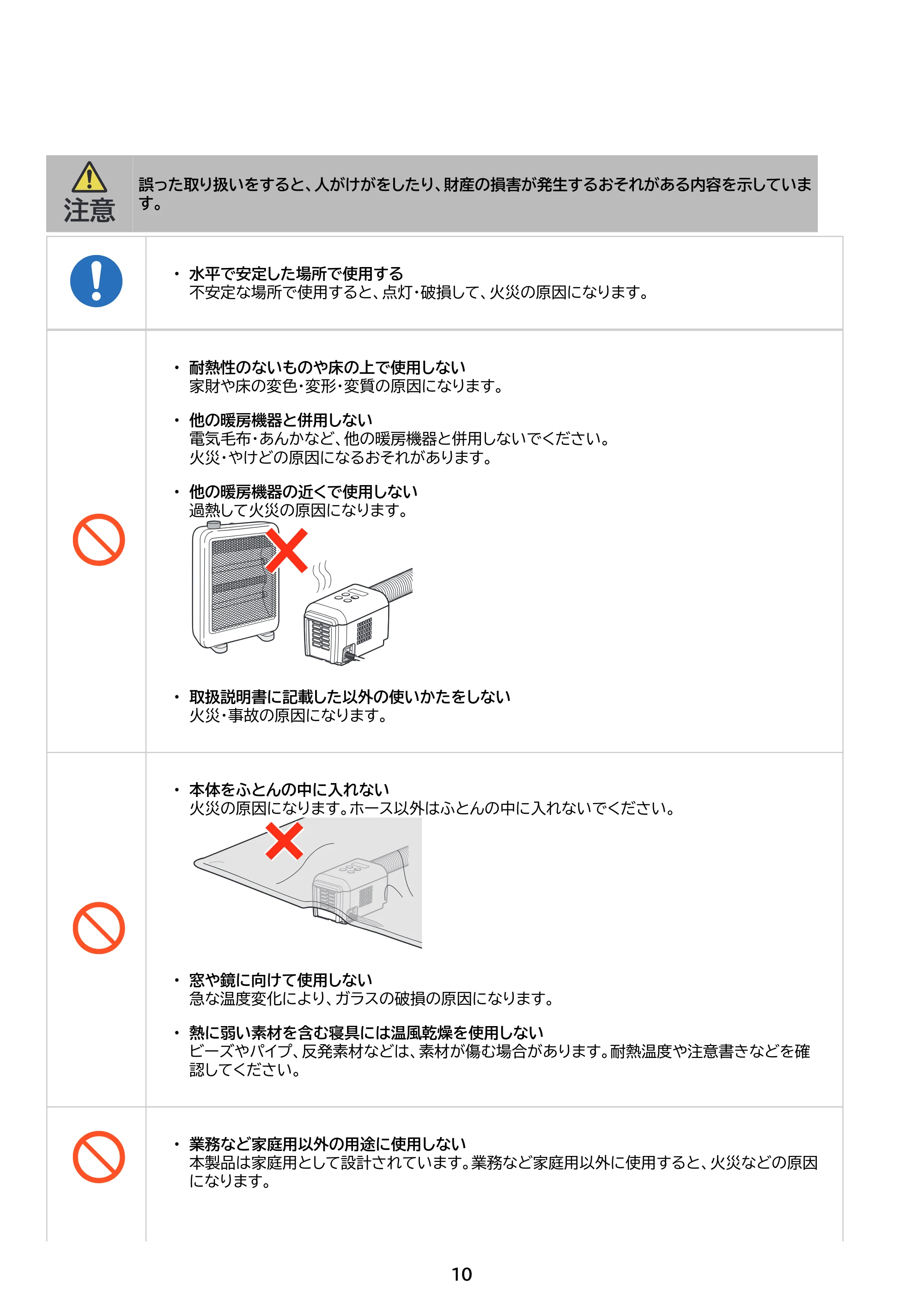 アイリスオーヤマ JSK-S10 取扱説明書 — 原本ページ — 10ページ