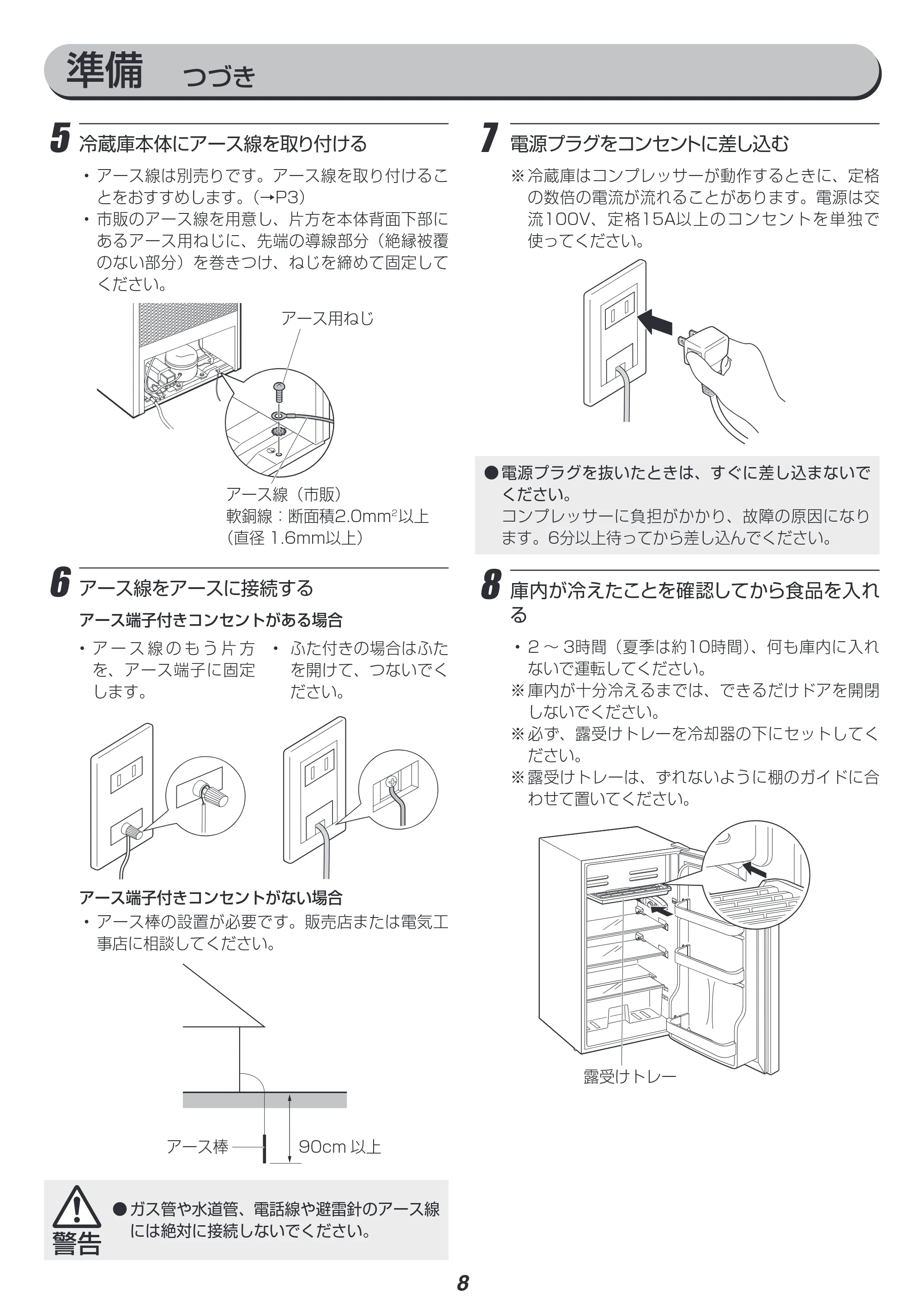 アイリスオーヤマ IRJD-9A 取扱説明書 — 原本ページ — 8ページ