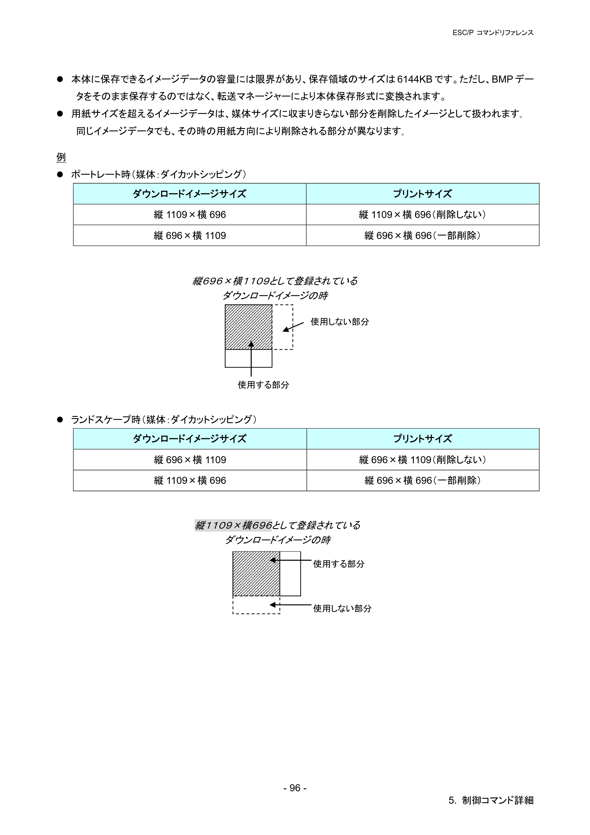 ブラザー QL-720NW ESC/Pコマンドリファレンス — 原本ページ — 102ページ