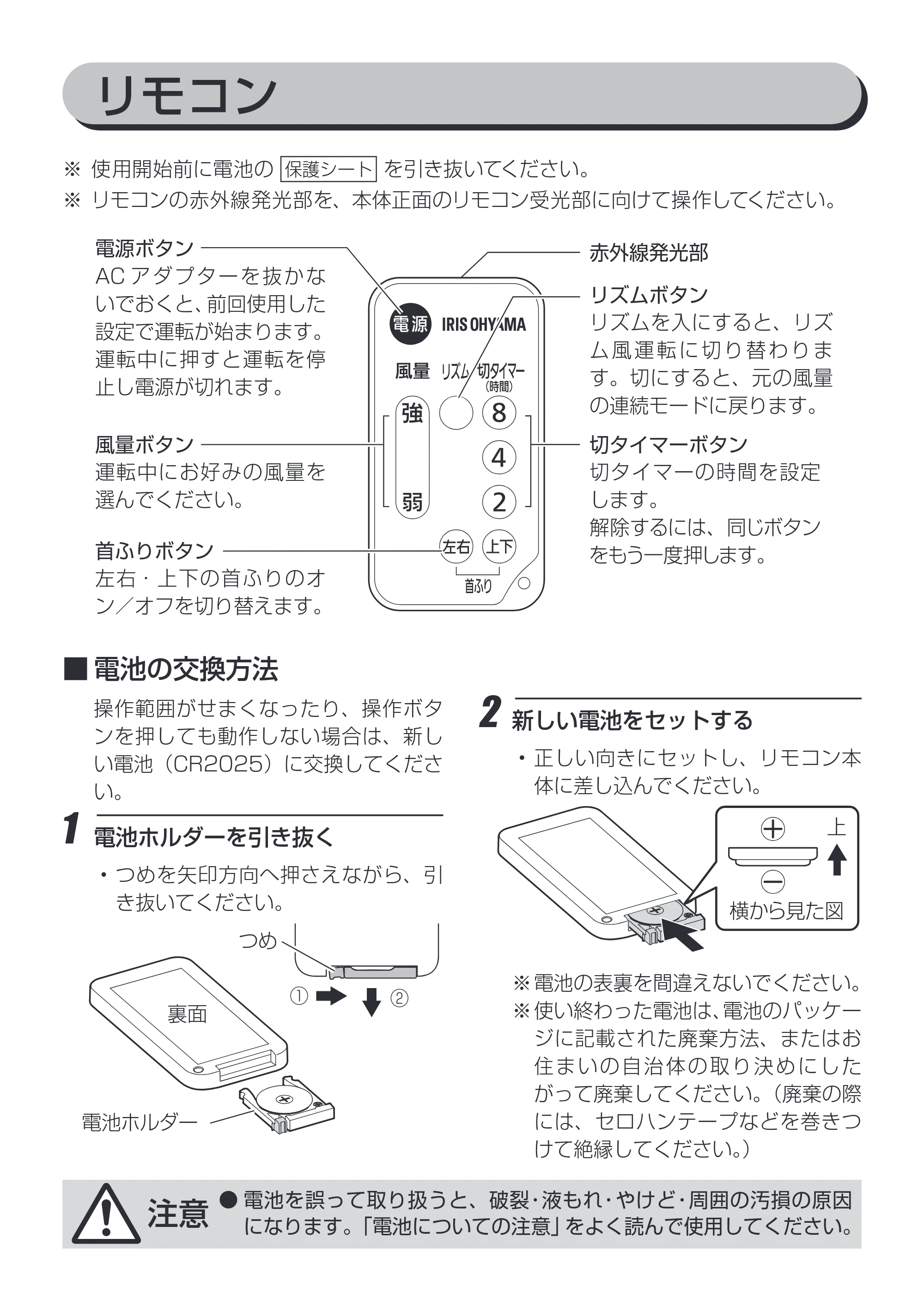 アイリスオーヤマ PCF-SDS152T 取扱説明書 — 原本ページ — 9ページ