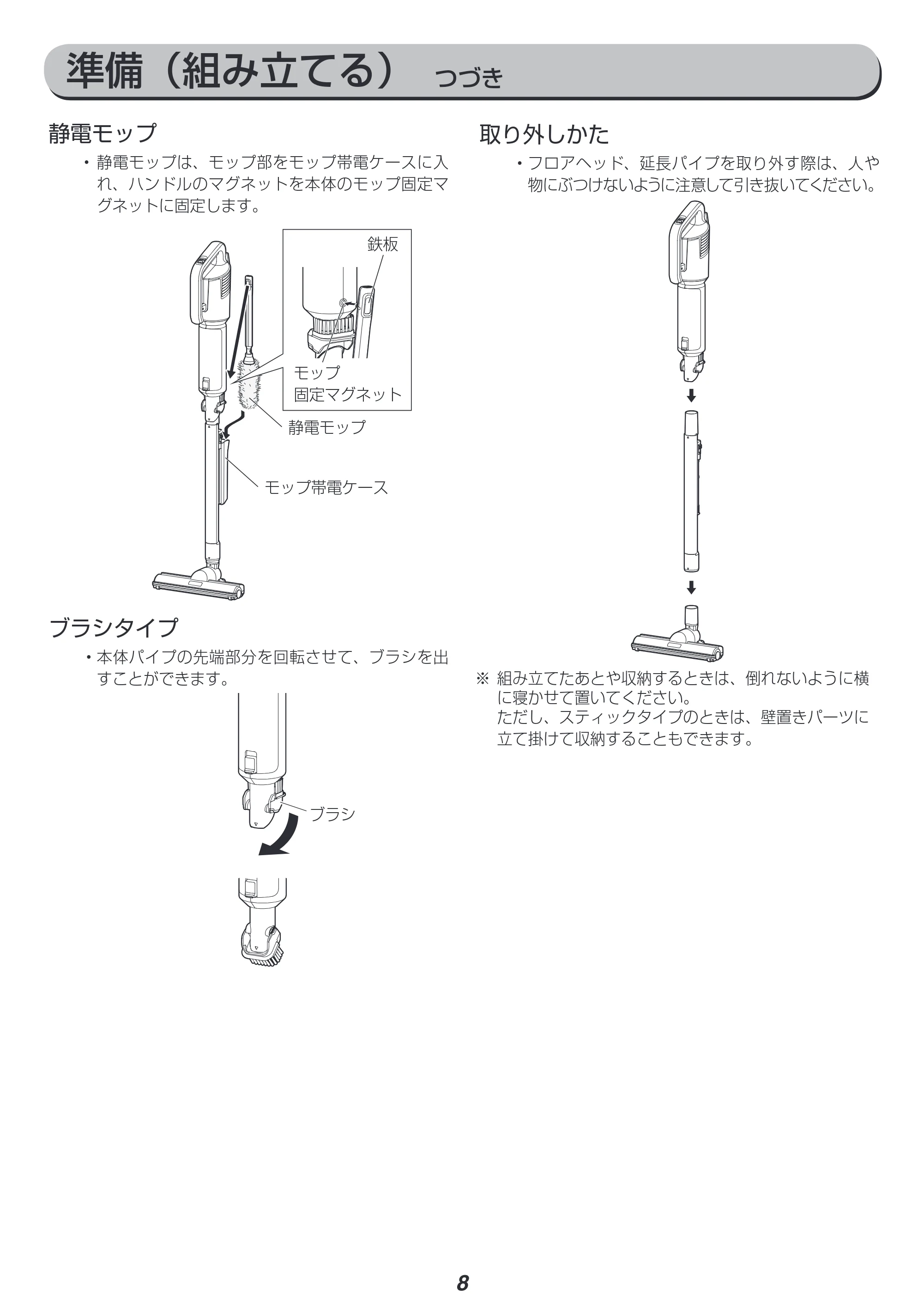 アイリスオーヤマ IC-SBA6 取扱説明書 — 原本ページ — 8ページ