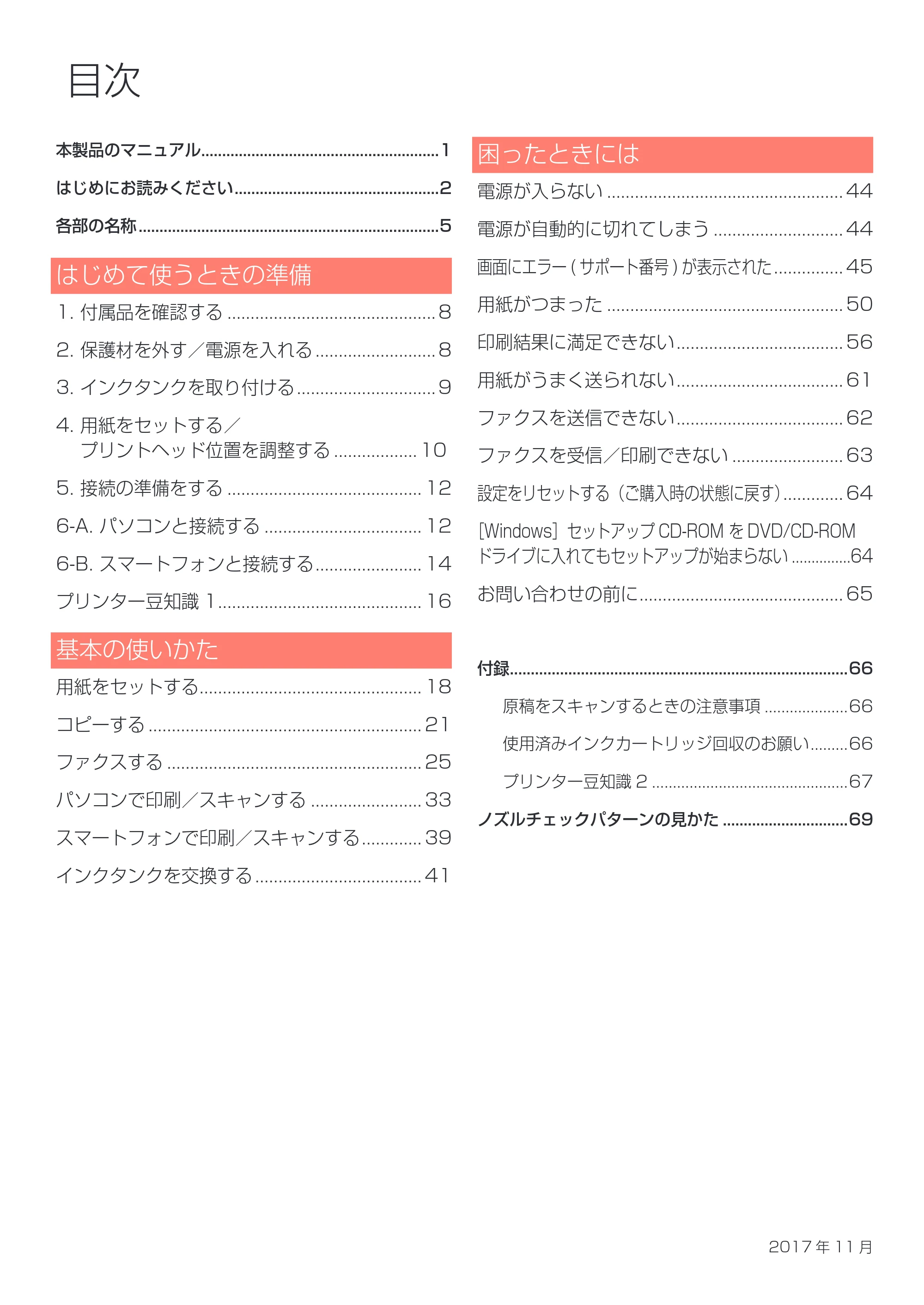 キヤノン PIXUS TR7530 設置・基本操作マニュアル(PDF:7.16MB) — 原本ページ — 2ページ
