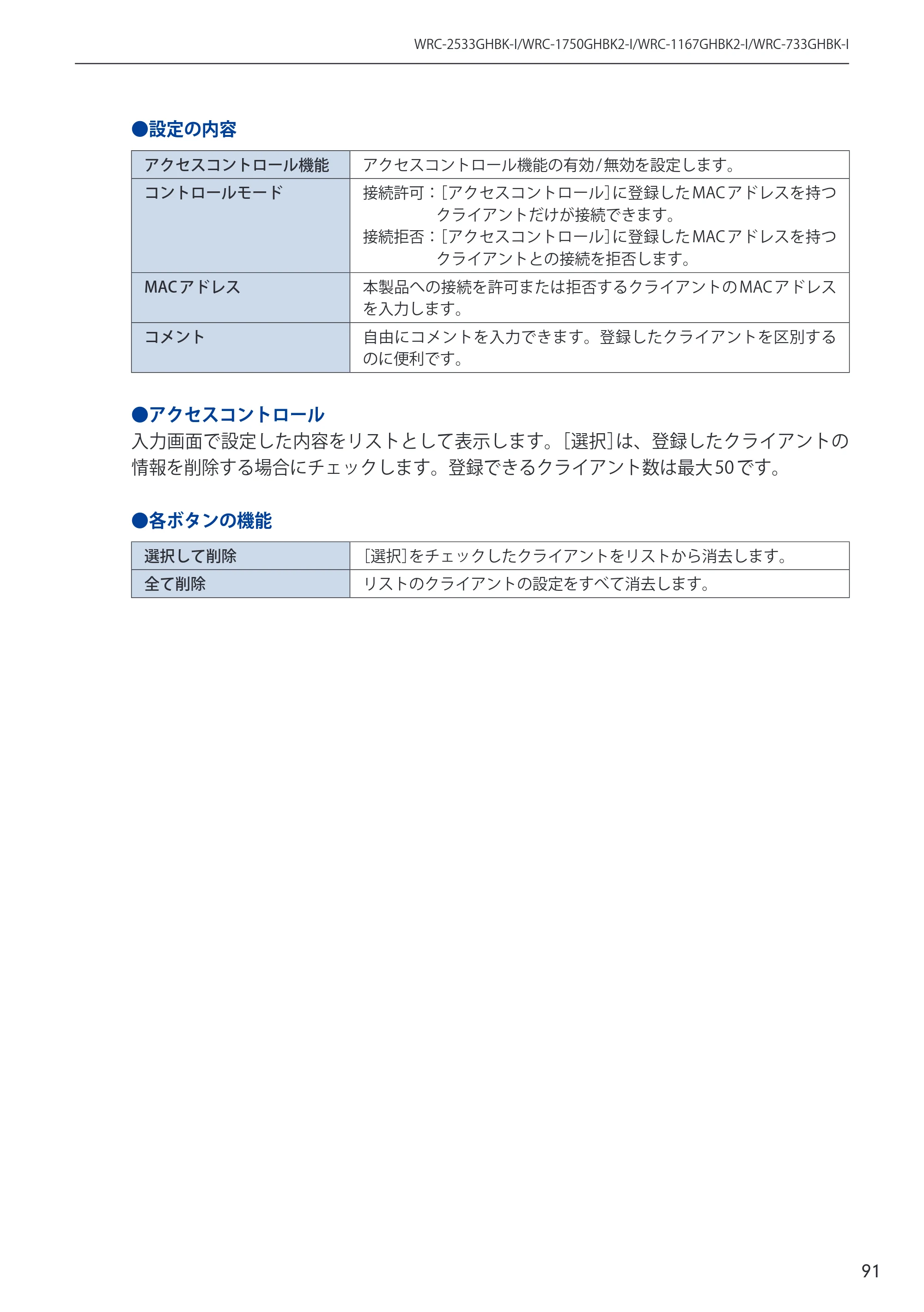 エレコム WRC-2533GHBK-I 6.ユーザーズマニュアル — 原本ページ — 91ページ