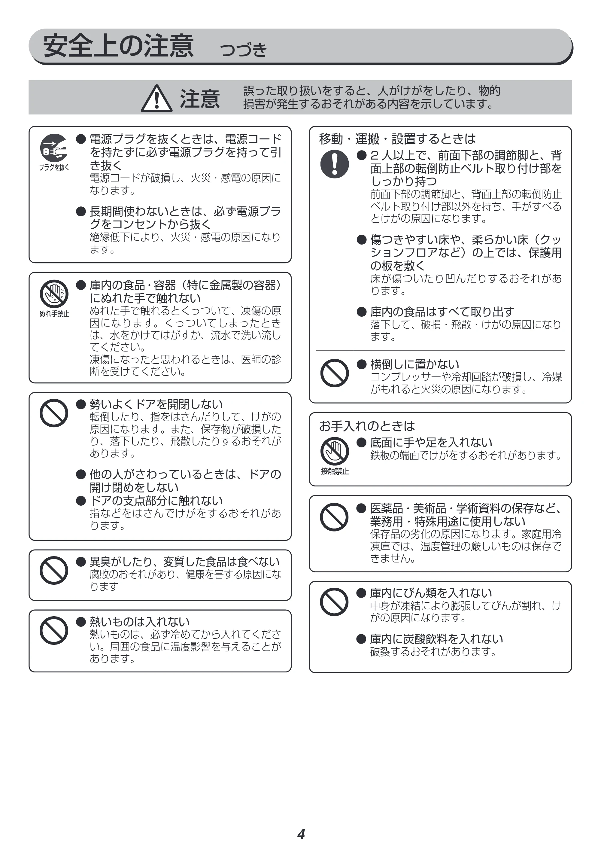 アイリスオーヤマ IUSD-6A 取扱説明書 — 原本ページ — 4ページ