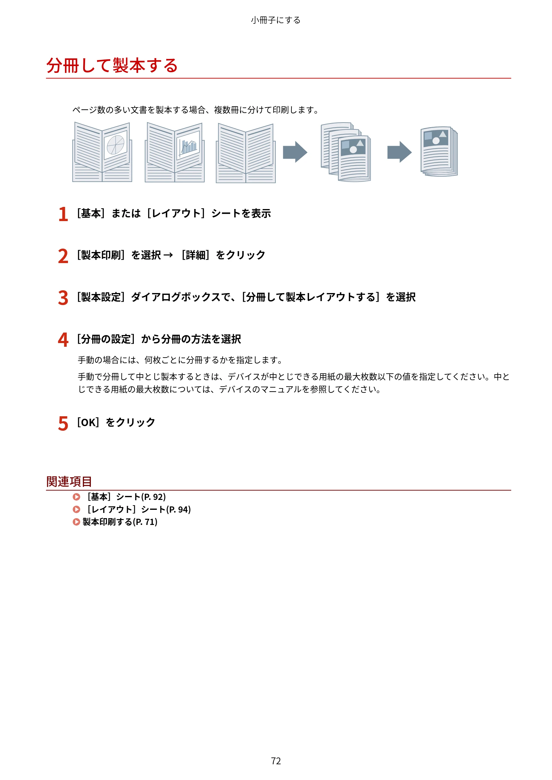 キヤノン WG7350F/7350FM Windows Business IJ LIPSLX V4 プリンタードライバーガイド 2018年12月7日更新(PDF:1.18MB) — 分冊して製本する — 図版 75-1 — 75ページ