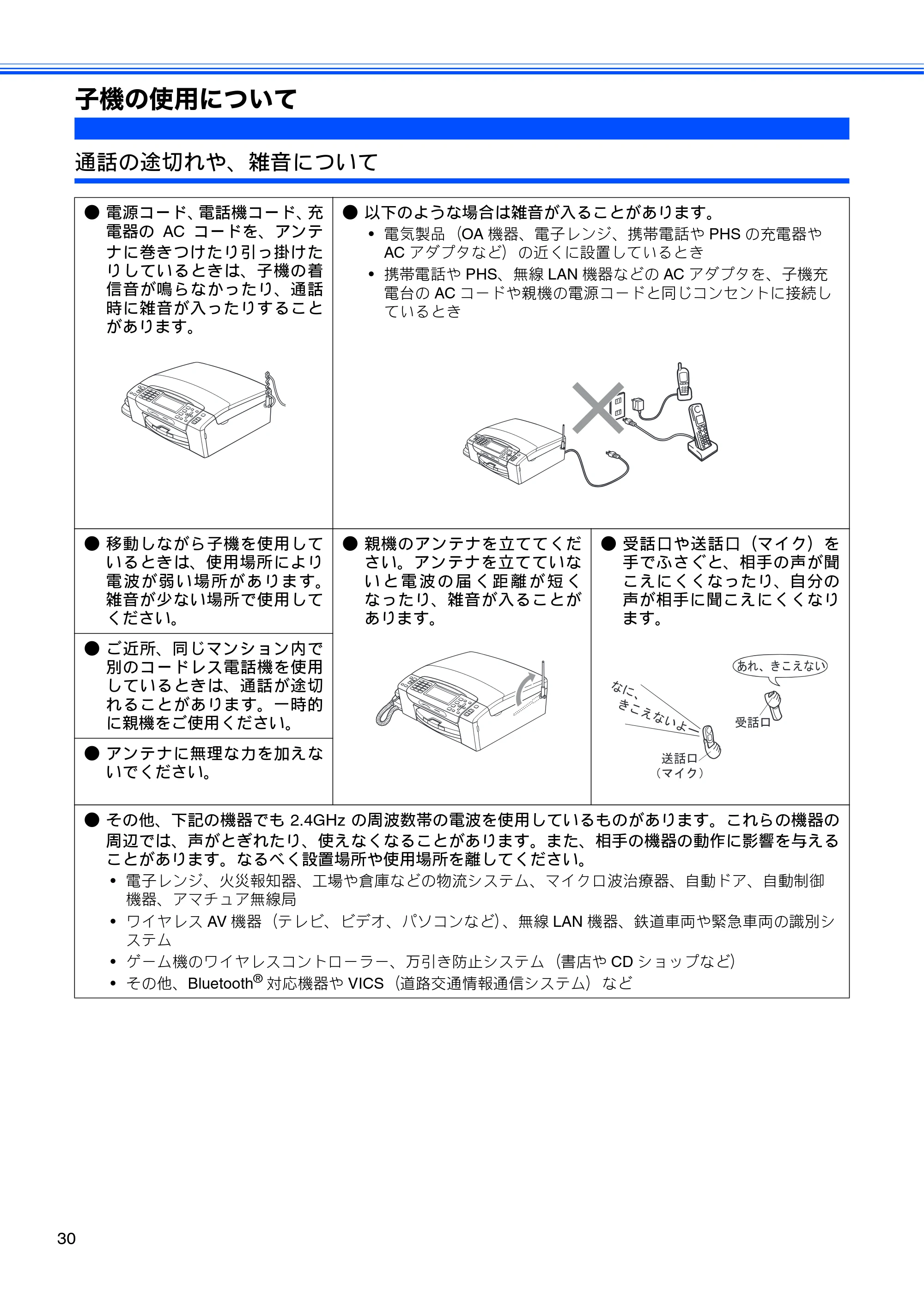 ブラザー MFC-675CD / MFC-675CDW / MFC-695CDN / MFC-695CDWN ユーザーズガイド ～基本編～ — 子機の使用について — 原本ページ — 32ページ