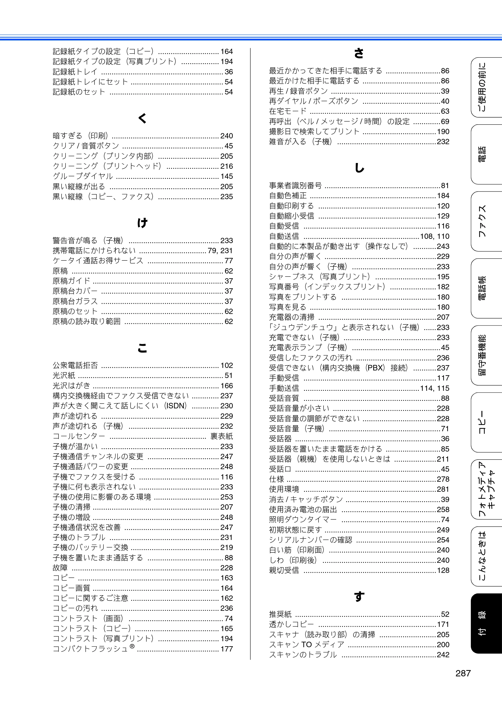 ブラザー MFC-675CD / MFC-675CDW / MFC-695CDN / MFC-695CDWN ユーザーズガイド ～基本編～ — 原本ページ — 289ページ