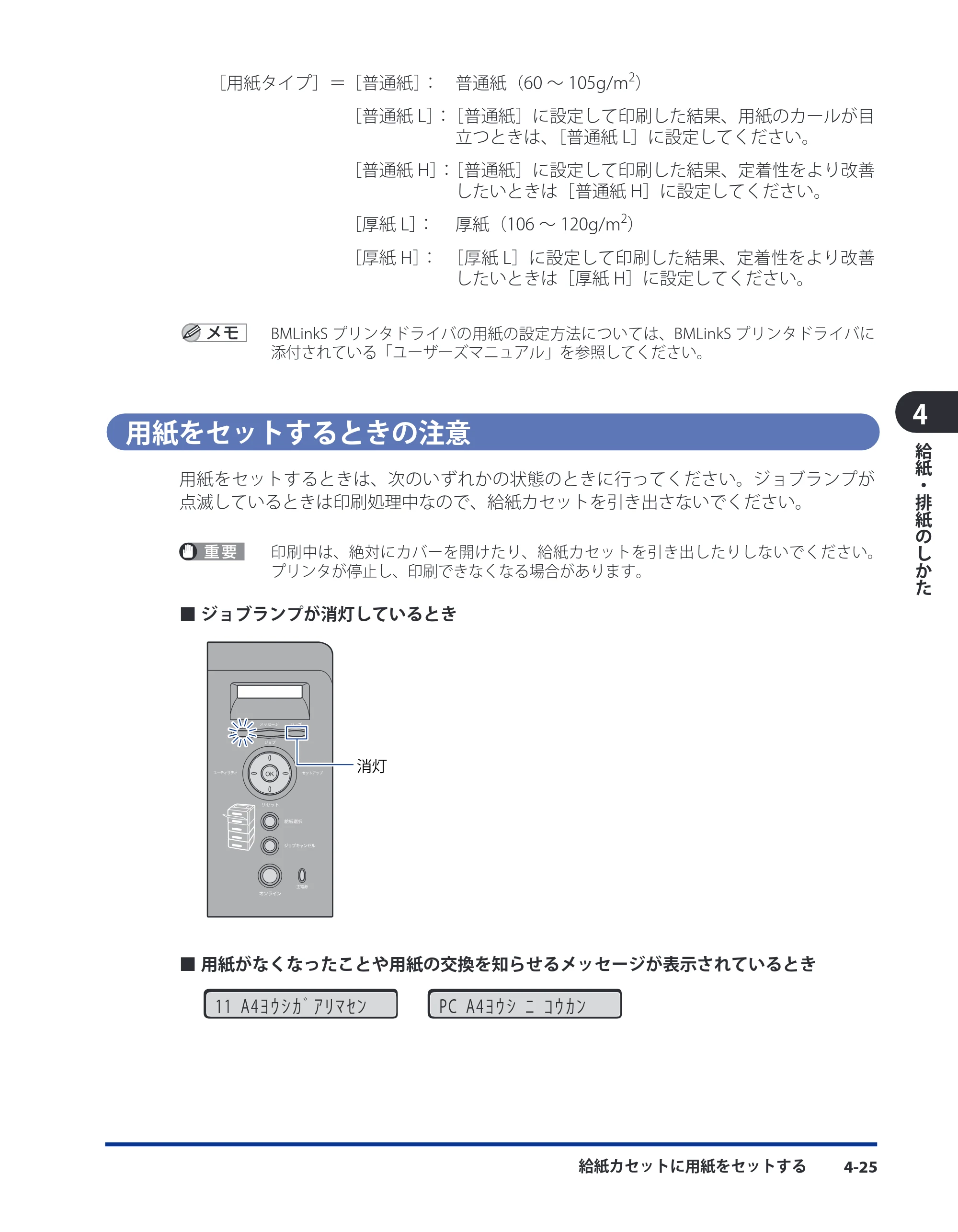キヤノン LBP3980 ユーザーズガイド 2011年1月20日更新 （PDF形式／12.91Mバイト） — 用紙をセットするときの注意 — 原本ページ — 140ページ