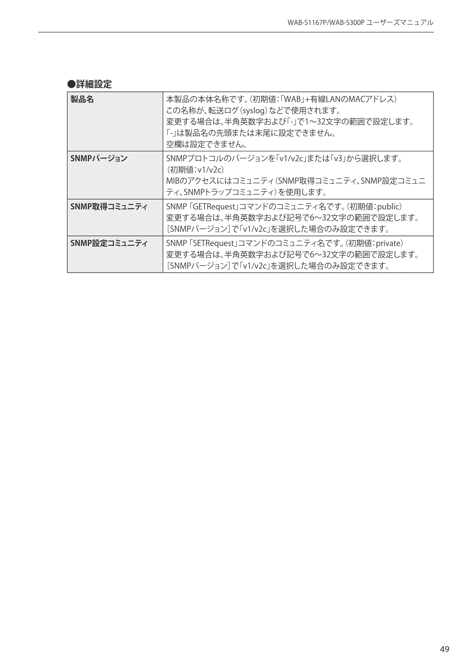 エレコム WAB-S300P 3.ユーザーズ・マニュアル — 原本ページ — 49ページ