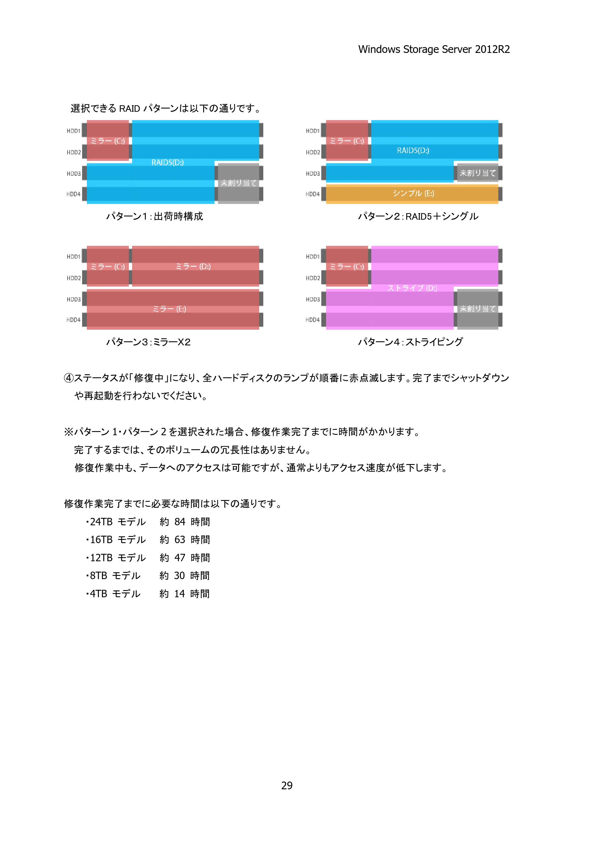 エレコム NSB-75S12T4DW25 / NSB-75S16T4DW25 / NSB-75S24T4DW25 05.NASツール ソフトウェアマニュアル(Ver.4.80～)【第5版】 — 原本ページ — 34ページ
